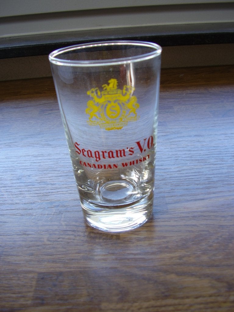 Glas Whisky Seagram's, Ophalen of Verzenden, Zo goed als nieuw, Bierglas