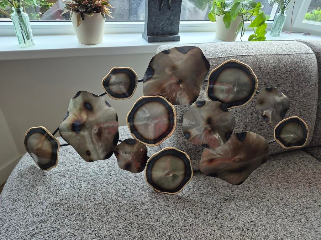 Mooi metalen kunstobject voor aan de muur, Antiek en Kunst, Kunst | Designobjecten, Ophalen