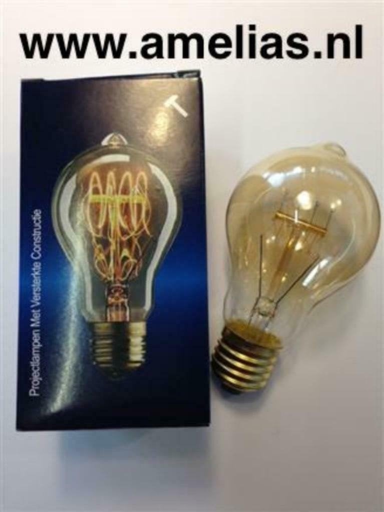 gloeilamp kopspiegellamp globelamp kaarslamp kooldraadlamp, 30 tot 60 watt, Gloeilamp, Nieuw, E27 (groot)
