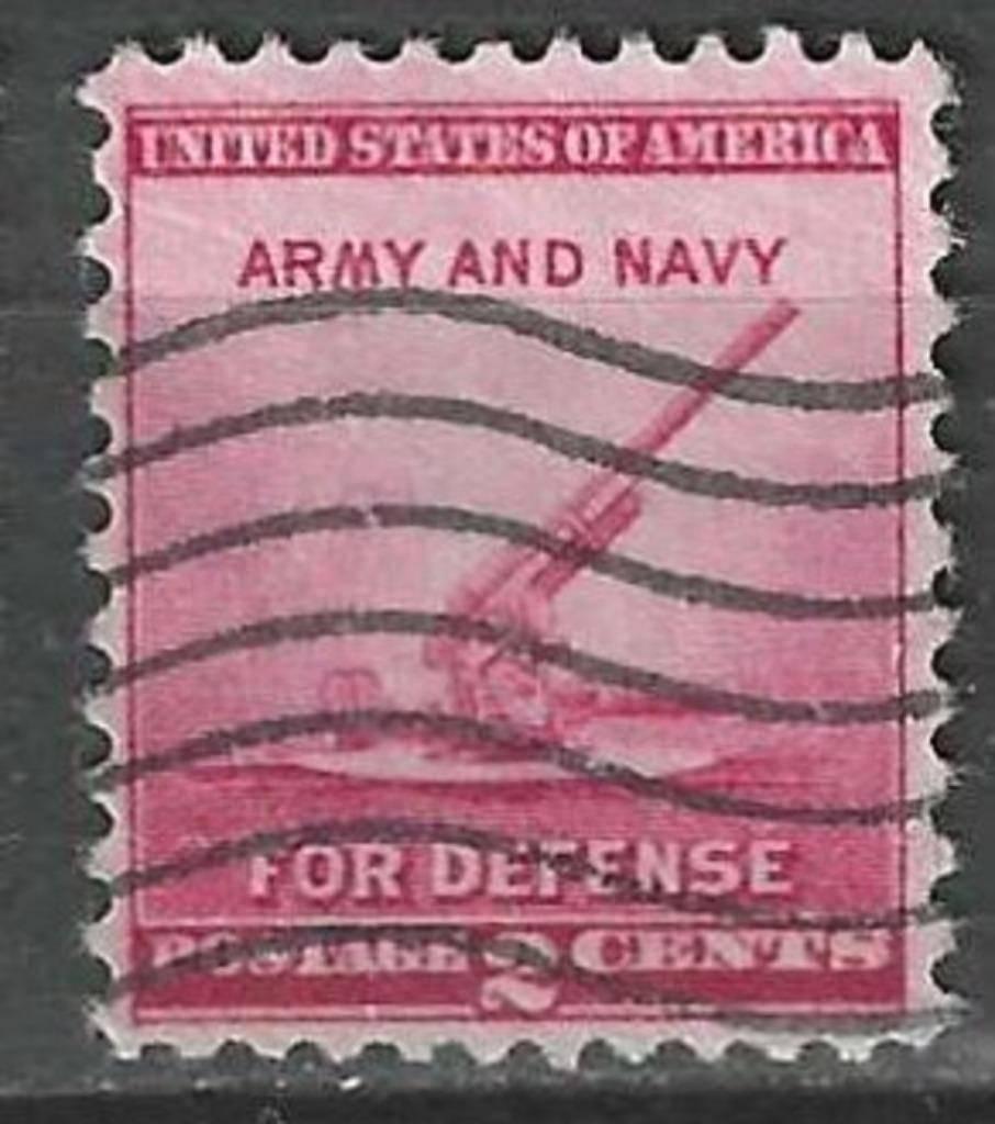 USA 1940 - Yvert 452 - Kanon voor Luchtafweer (ST), Verzenden, Gestempeld, Noord-Amerika