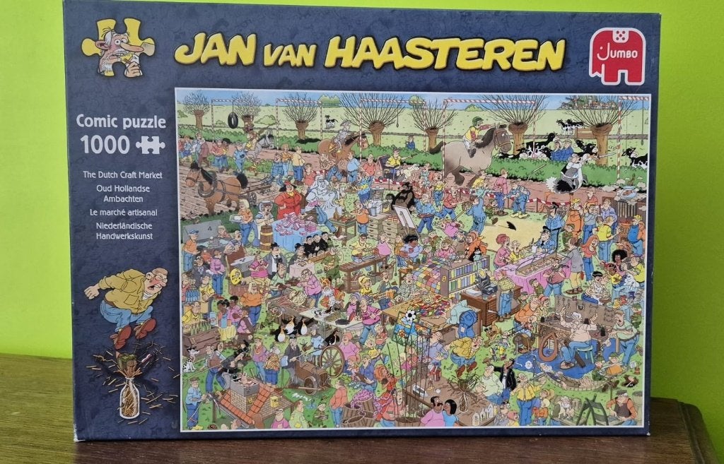 Jan van Haasteren - Oud hollandse ambachten, Hobby en Vrije tijd, Ophalen, 500 t/m 1500 stukjes, Gebruikt, Legpuzzel