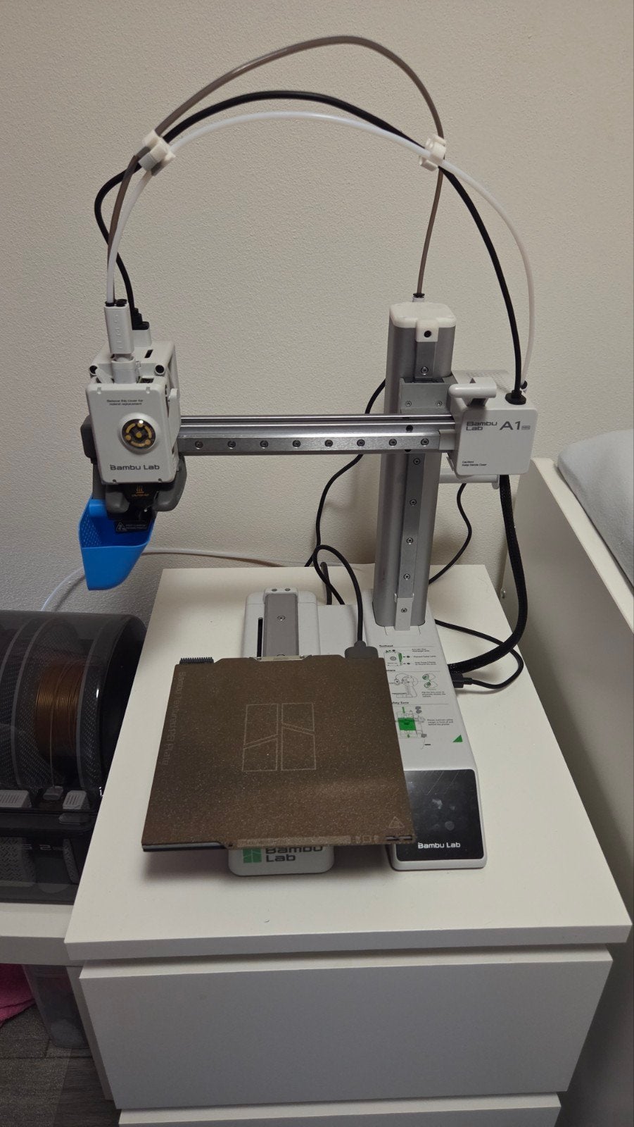 Bambu Lab A1 mini 3D-printer met AMS Hub - Zo goed als nieuw, Computers en Software, 3D Printers, Ophalen, Ingebouwde Wi-Fi, Bambulab