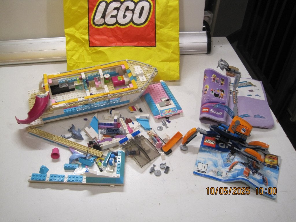 boot lego friends niet compleet (342), Ophalen of Verzenden, Gebruikt, Losse stenen, Lego