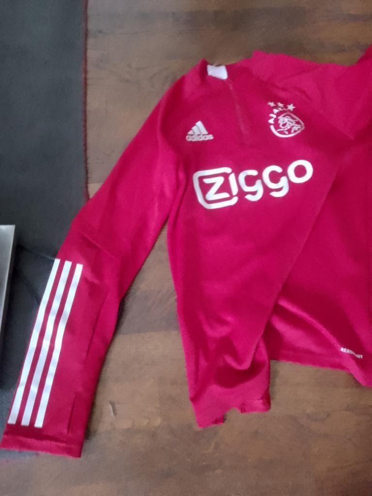 AJAX SHIRT  LANGE MOUW 164     13 -14 JAAR, Ophalen of Verzenden, Zo goed als nieuw, Jongen of Meisje, Shirt of Longsleeve