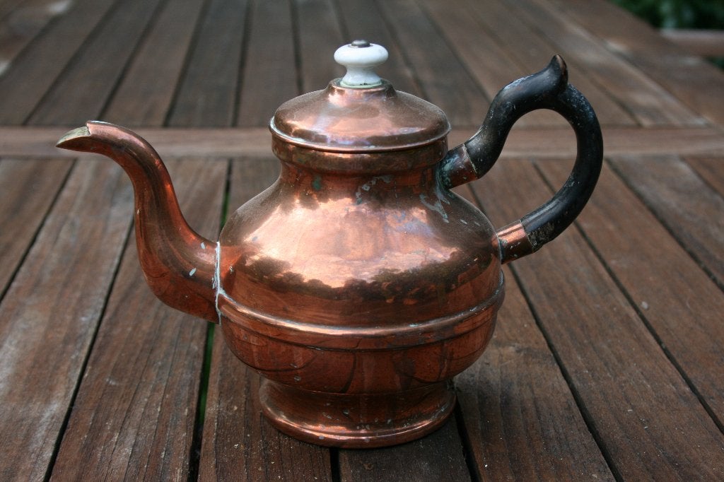 Antiek roodkoperen keteltje, Ophalen of Verzenden, Koper