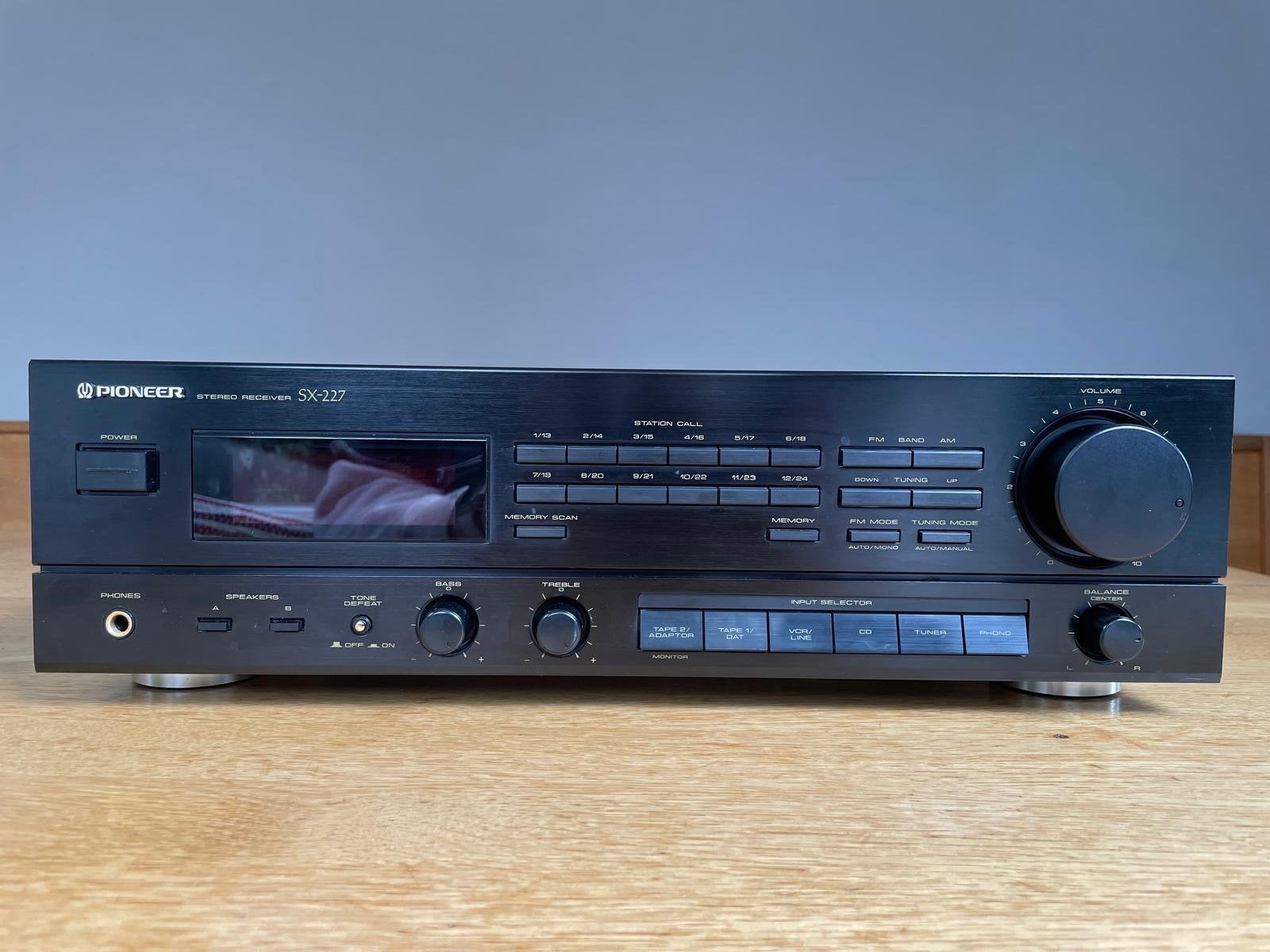 Pioneer SX-227 Stereo Receiver - Versterker Radio Tuner, Ophalen, Gebruikt, Pioneer, Minder dan 60 watt
