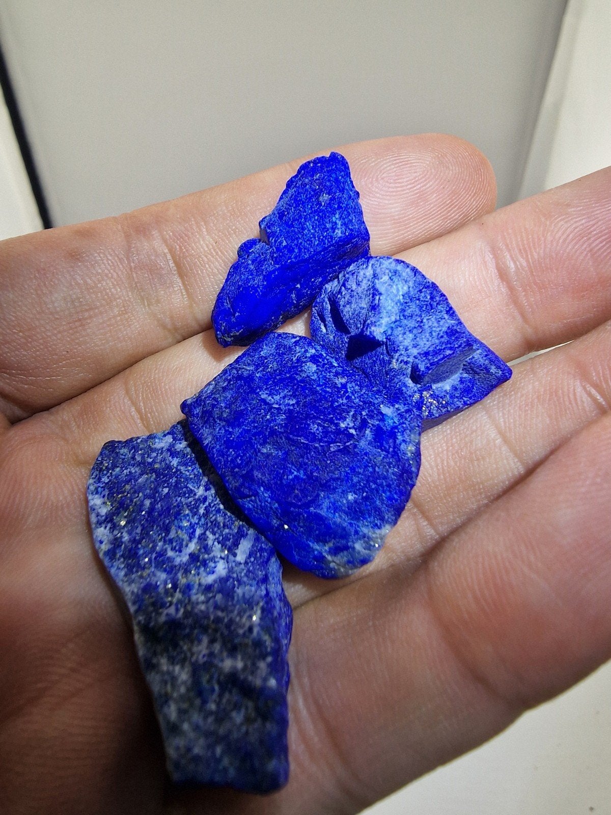 Topkwaliteit Lapis Lazuli Ruwe Sten N771 - Diverse Gewichte, Nieuw, Ophalen of Verzenden, Info@edelstenen.nl, Natuurlijke Edelstenen Collectie