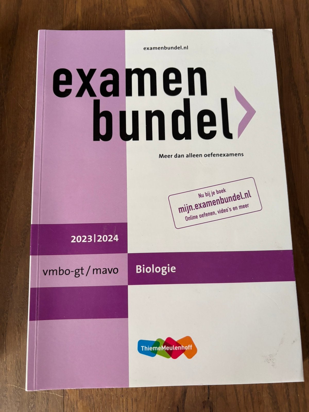 Examenbundel vmbo gt / mavo Biologie 2023/2024, Boeken, Ophalen of Verzenden, Zo goed als nieuw, VMBO, Biologie