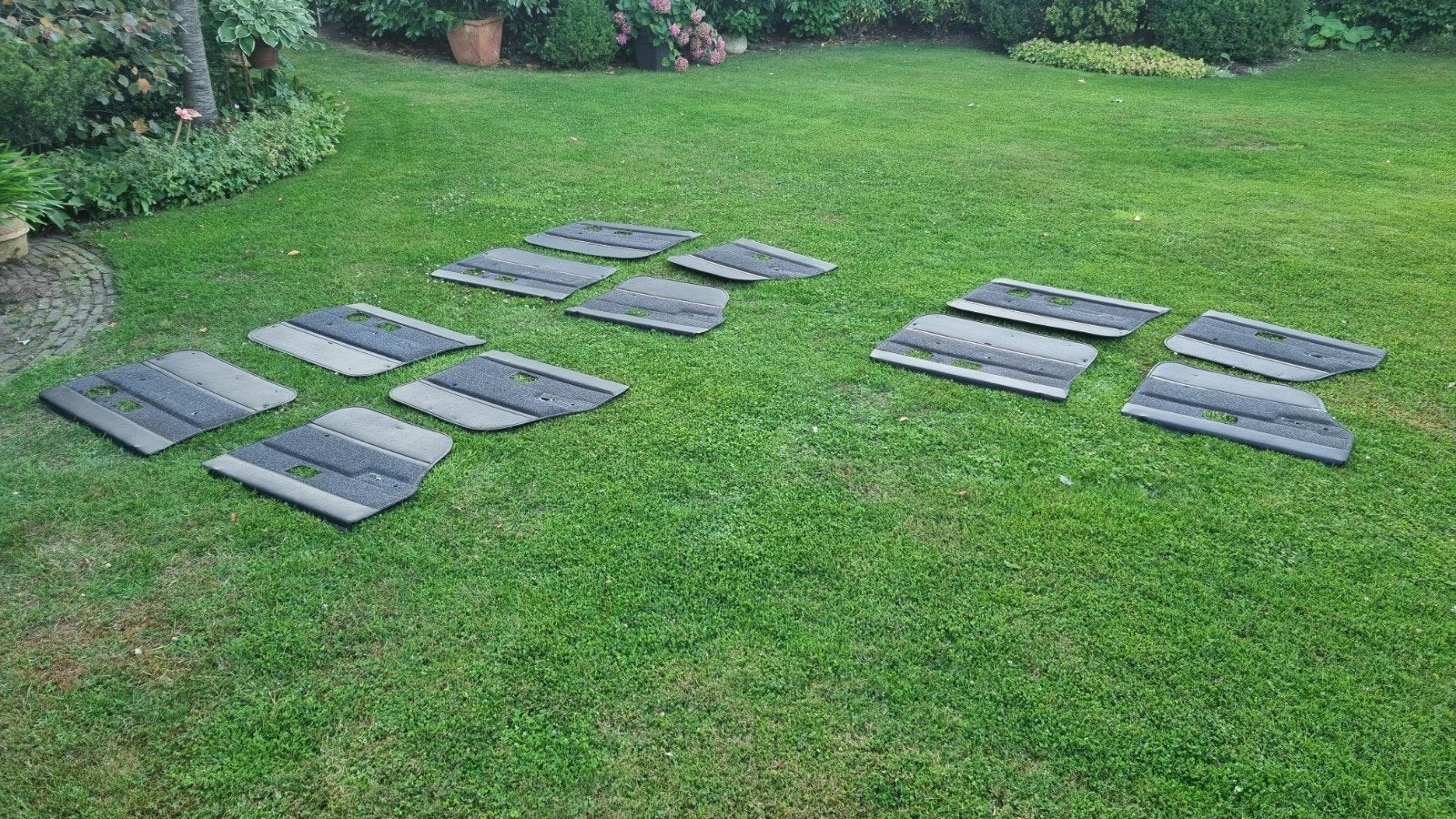 Volvo 245 deurkaarten set (peper en zout) - goede staat, Auto-onderdelen, Ophalen, Gebruikt, Volvo