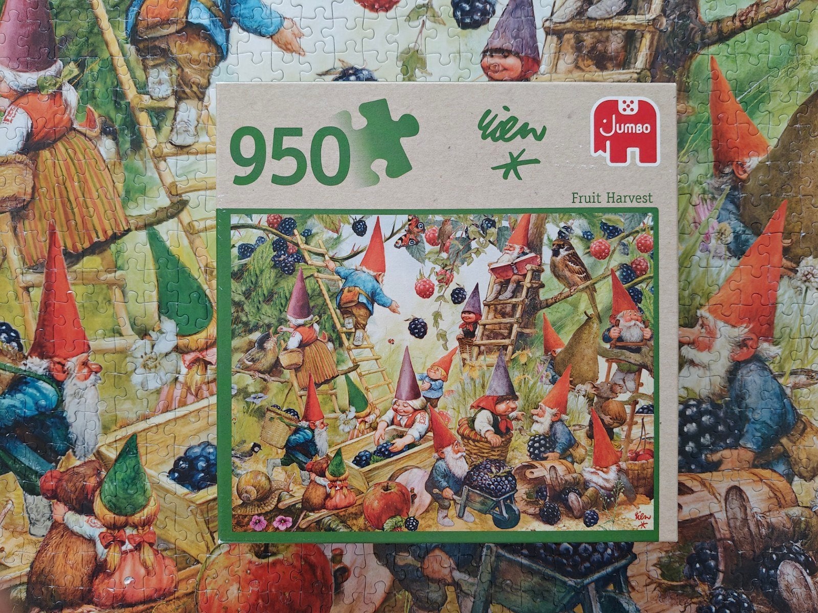 Puzzel Rien Poortvliet kabouters, Ophalen of Verzenden, 500 t/m 1500 stukjes, Gebruikt