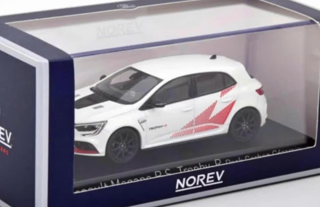 Renault Megane R.S. Trophy-R 2019 carbon 1/43 NOREV 517738, Hobby en Vrije tijd, Modelauto's | 1:43, Verzenden, Nieuw, Auto, Overige merken