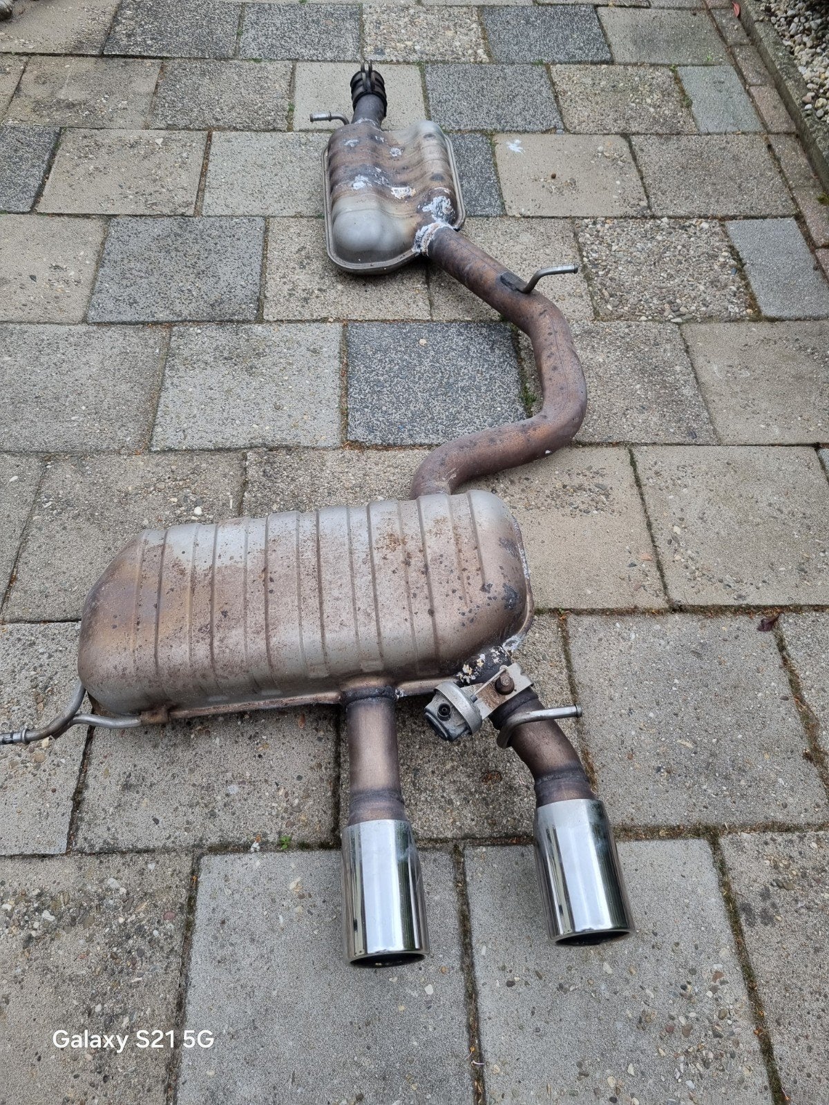 Originele Volkswagen golf R32 uitlaat!!, Ophalen of Verzenden, Volkswagen