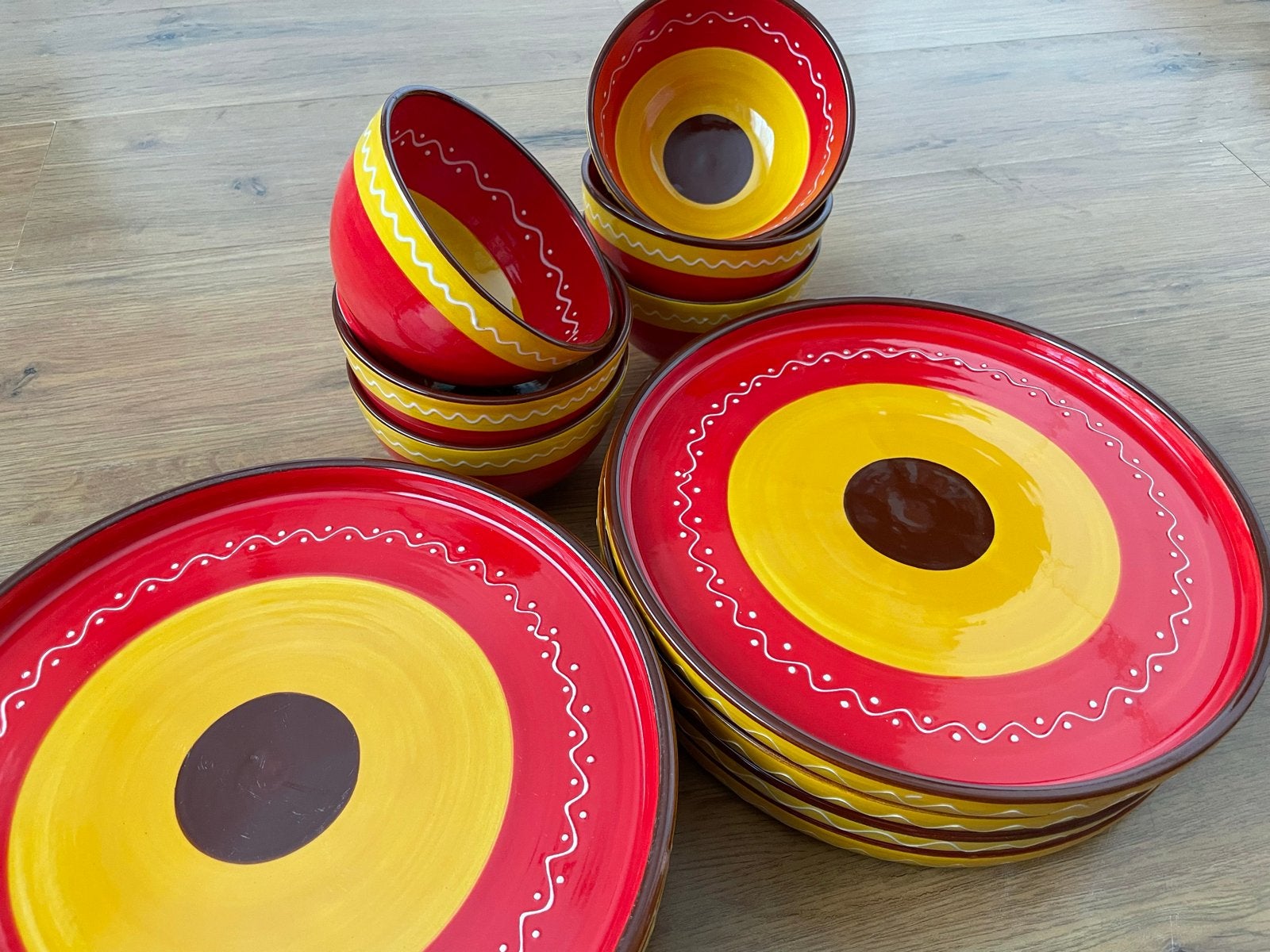 Spaans servies van Bowls & Dishes - Handgemaakt in Spanje, Ophalen, Overige merken, Zo goed als nieuw, Overige stijlen