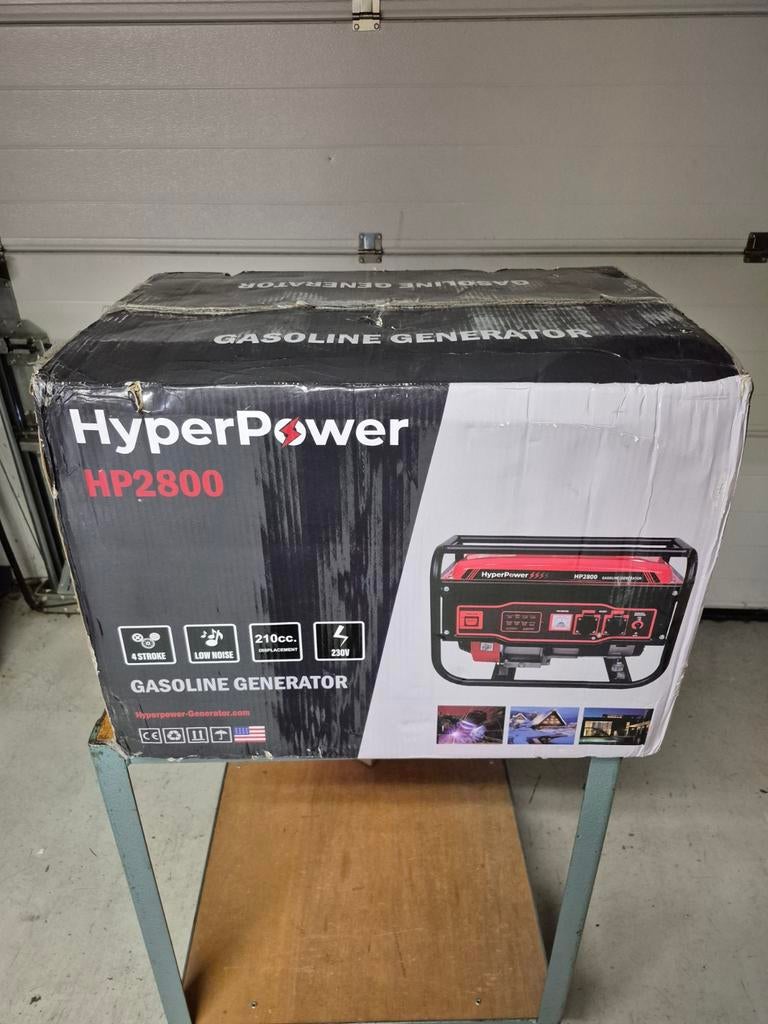 HyperPower HP2800 Benzine Generator - Nieuw in Doos, Ophalen