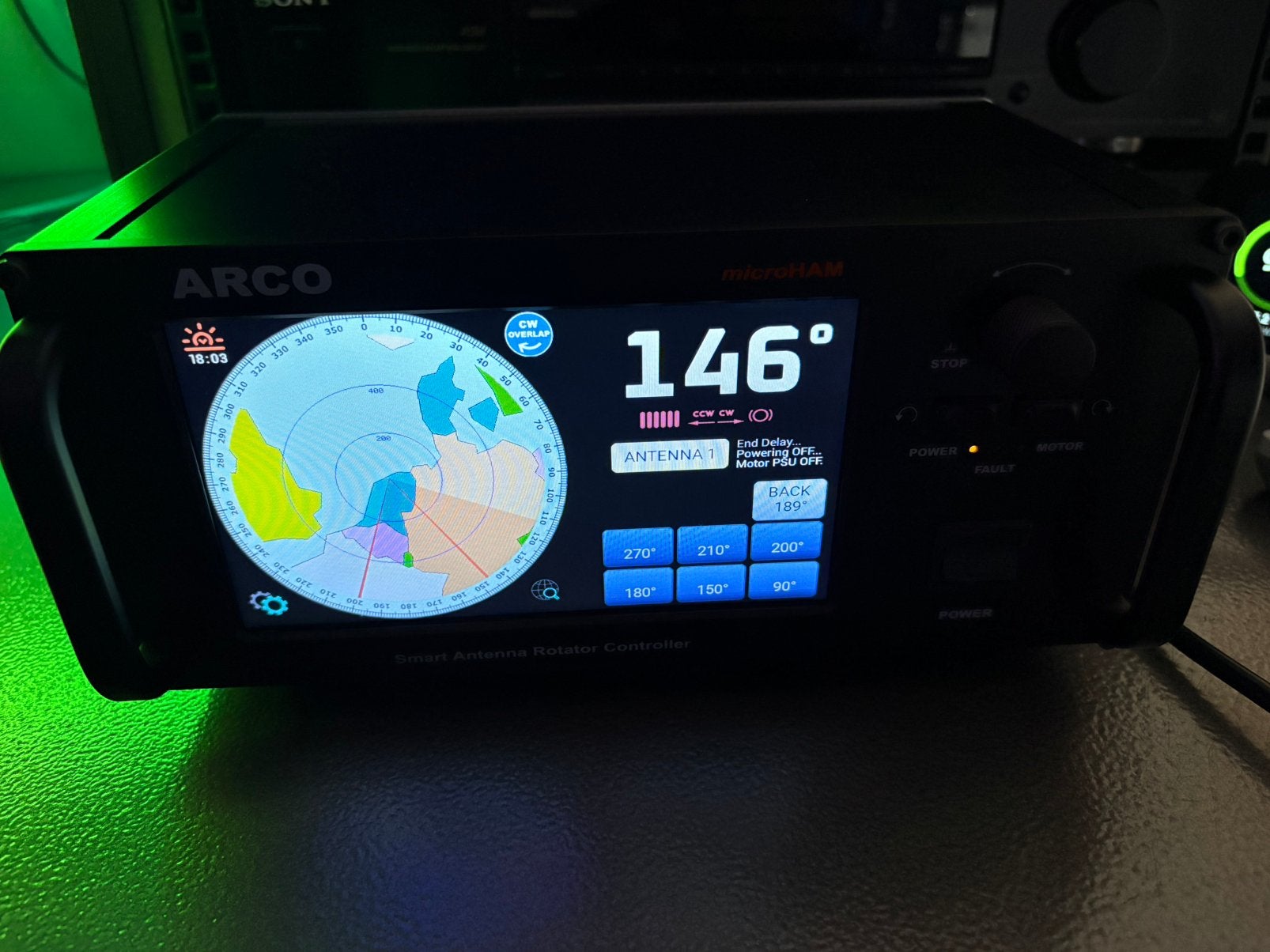 Yeasu G-1000 rotor +Arco rotor controller + 25m stuur kabel, Ophalen of Verzenden, Zo goed als nieuw, Toebehoren