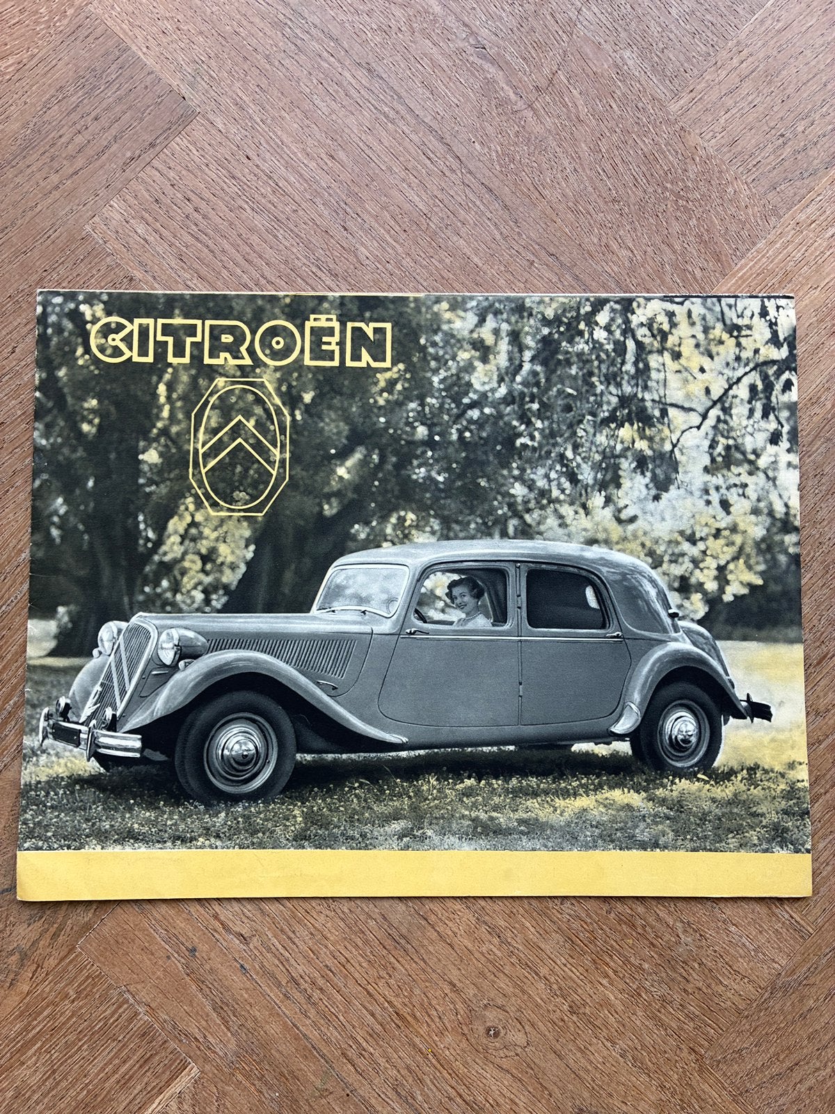 Citroën Traction Avant brochure, Verzenden, Zo goed als nieuw, Citroën