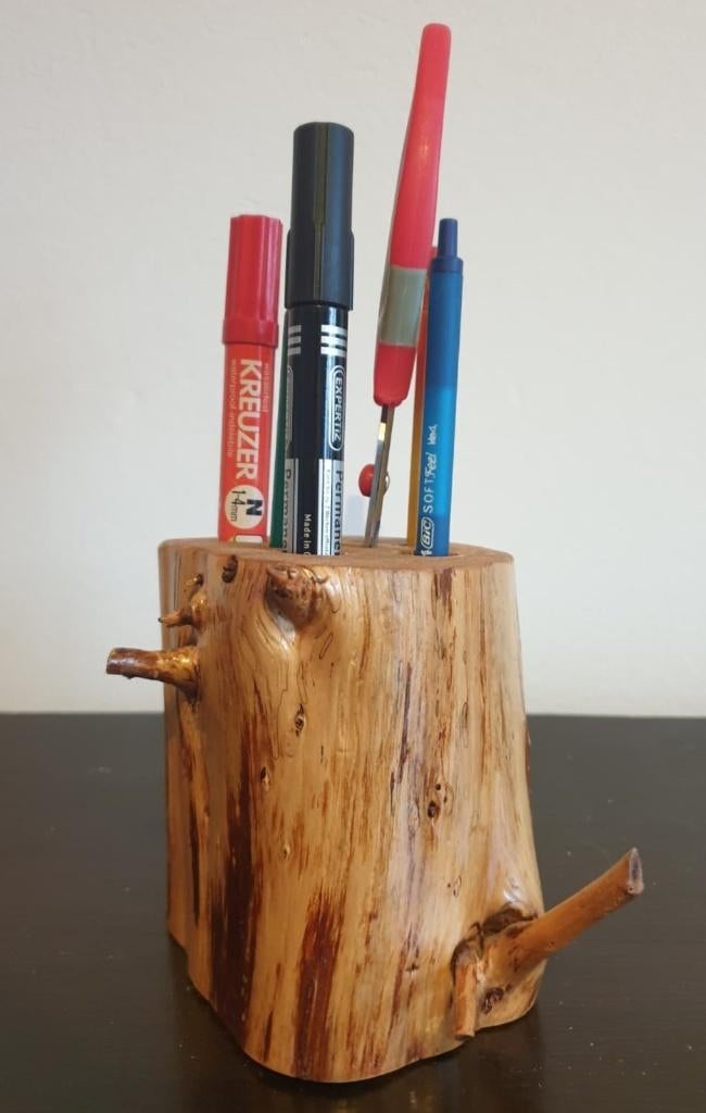 Boomstam (pennen)houder, Ophalen of Verzenden, Nieuw