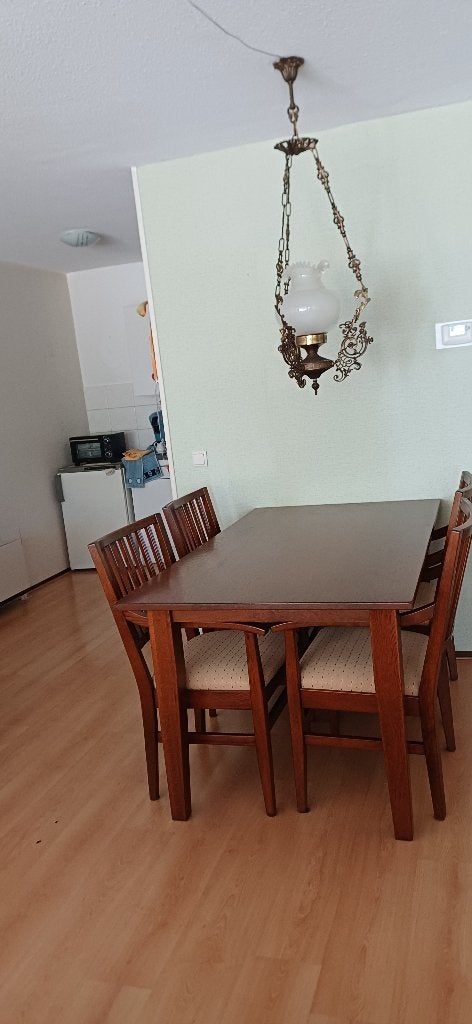 Eetkamerset, Huis en Inrichting, Tafels | Eettafels, Ophalen, Klassiek, 50 tot 100 cm, Zo goed als nieuw