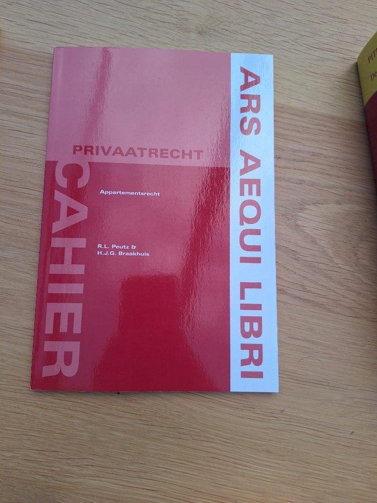 Appartementsrecht, Boeken, Alpha, R.L. Peutz &  H.J.G. Braakhuis, Ophalen of Verzenden, WO