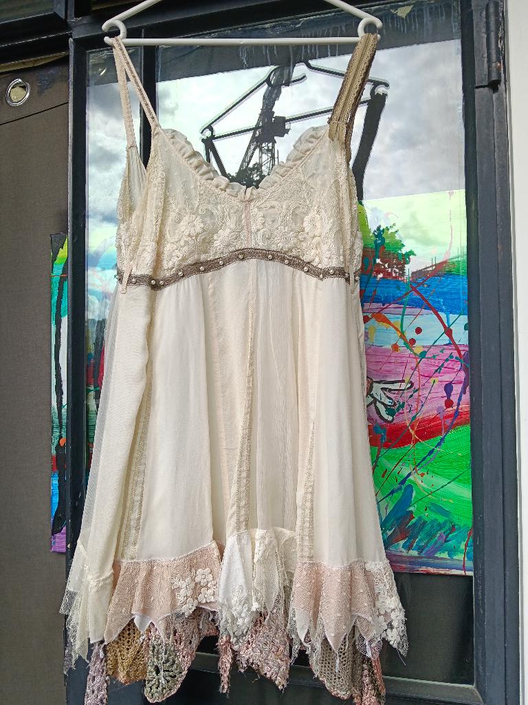 Tricot chic zeer aparte jurk maat D 38, Maat 38/40 (M), Overige kleuren, Tricot chic, Ophalen of Verzenden