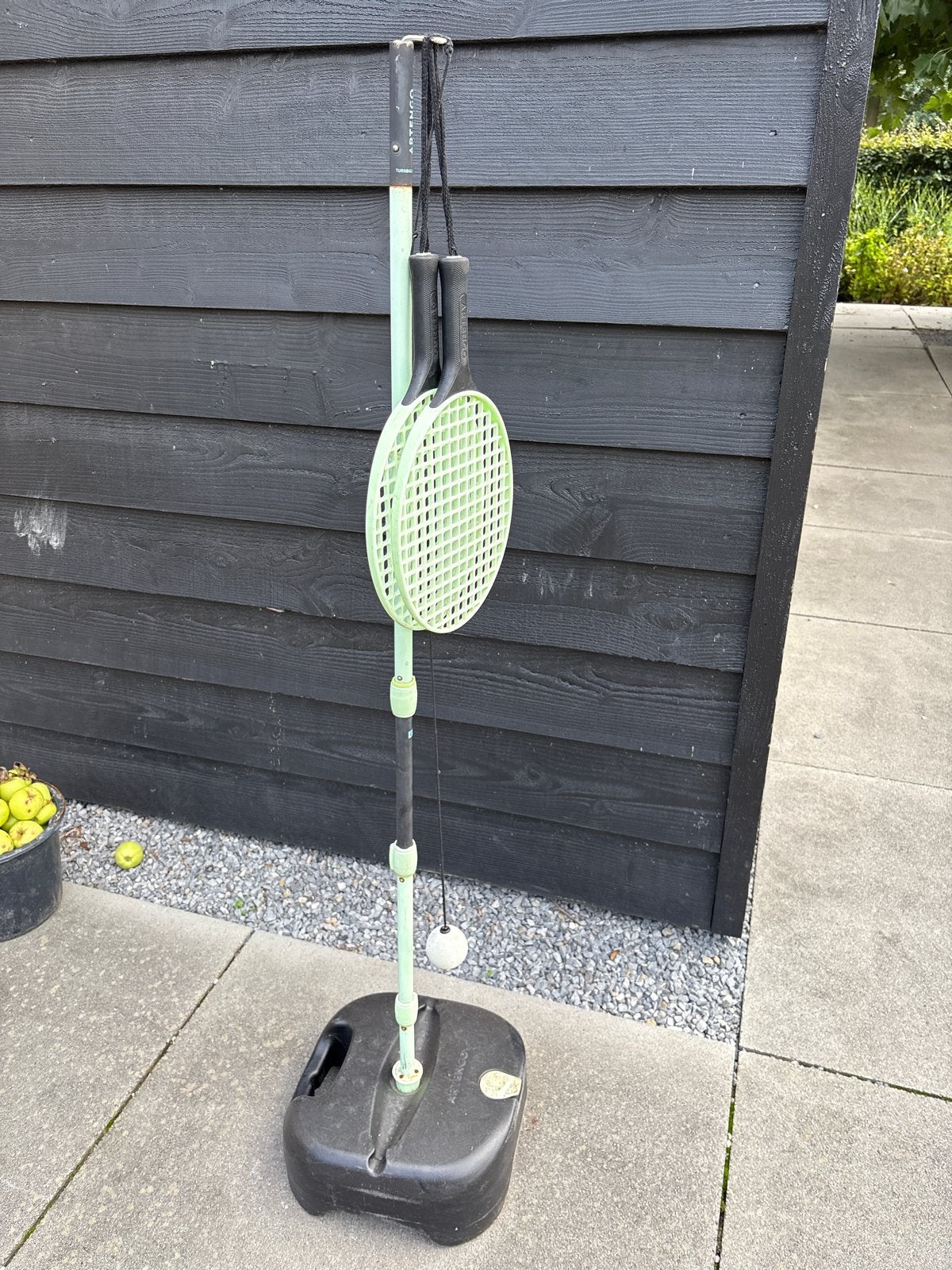 Tennis Trainer Set met Rackets en Voet, Ophalen of Verzenden, Gebruikt