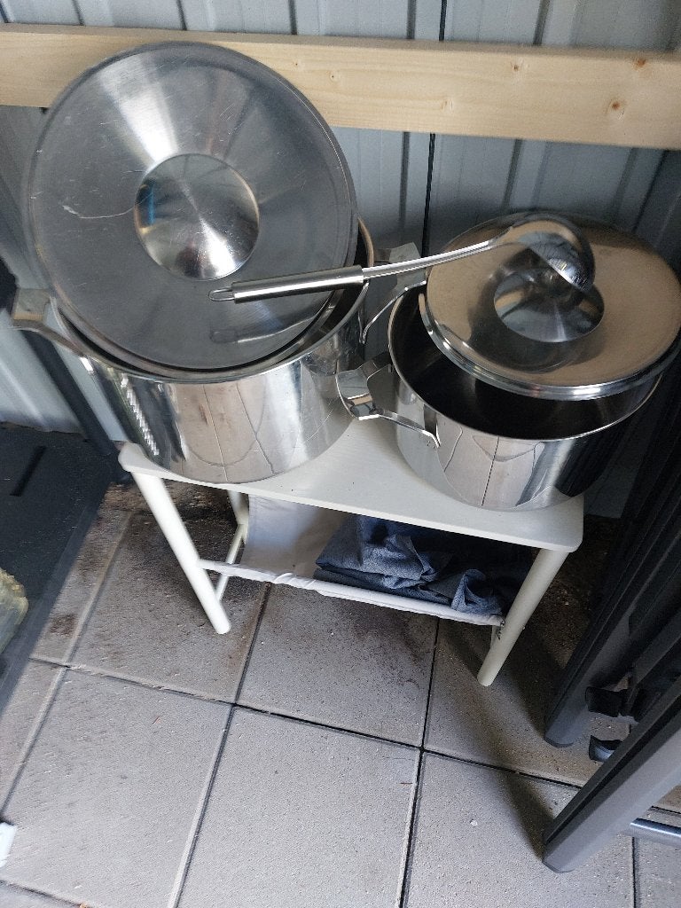 Kookpannen, Ophalen, Vaatwasserbestendig, Zo goed als nieuw, Rvs