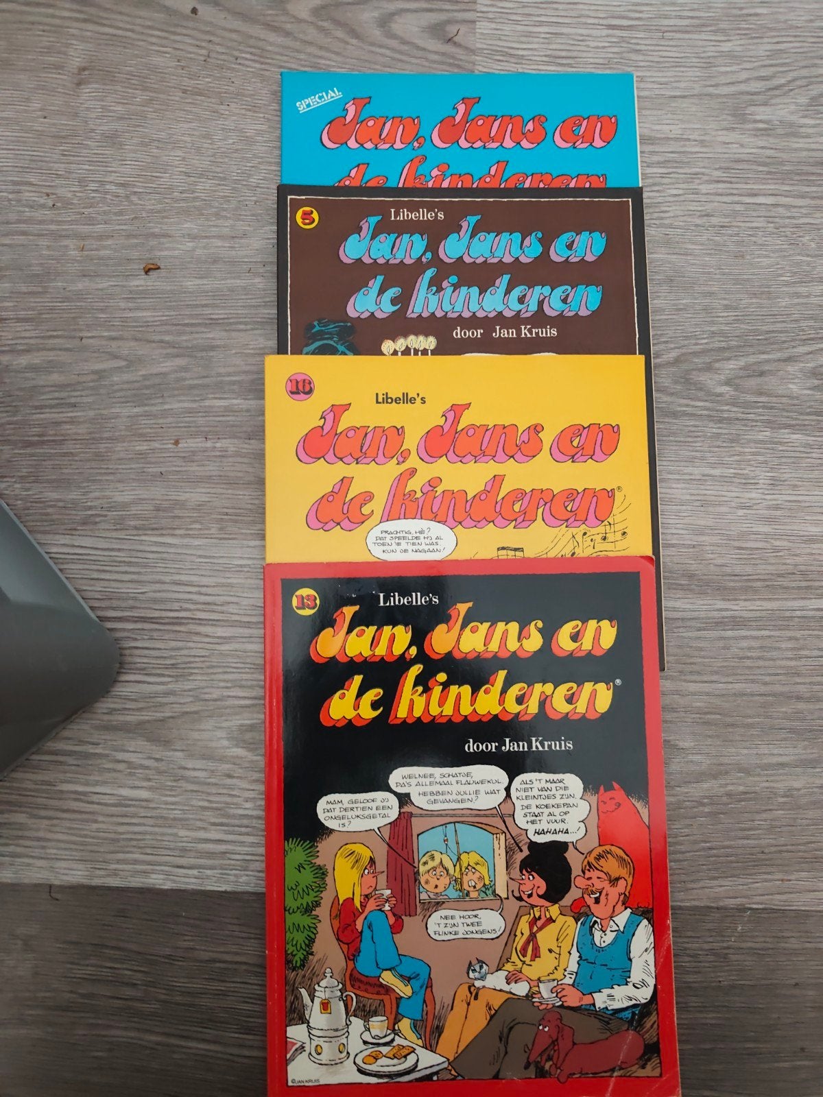 Jan, Jans en de Kinderen stripboeken - 4 stuks, Boeken, Stripboeken, Gelezen, Meerdere stripboeken, Ophalen