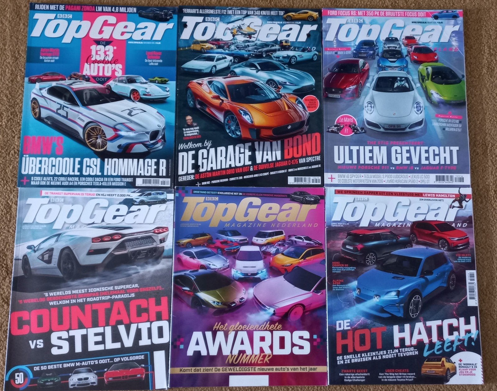 6 losse Top Gears, verschillende jaargangen, Boeken, Tijdschriften en Kranten, Ophalen of Verzenden, Zo goed als nieuw, Overige typen