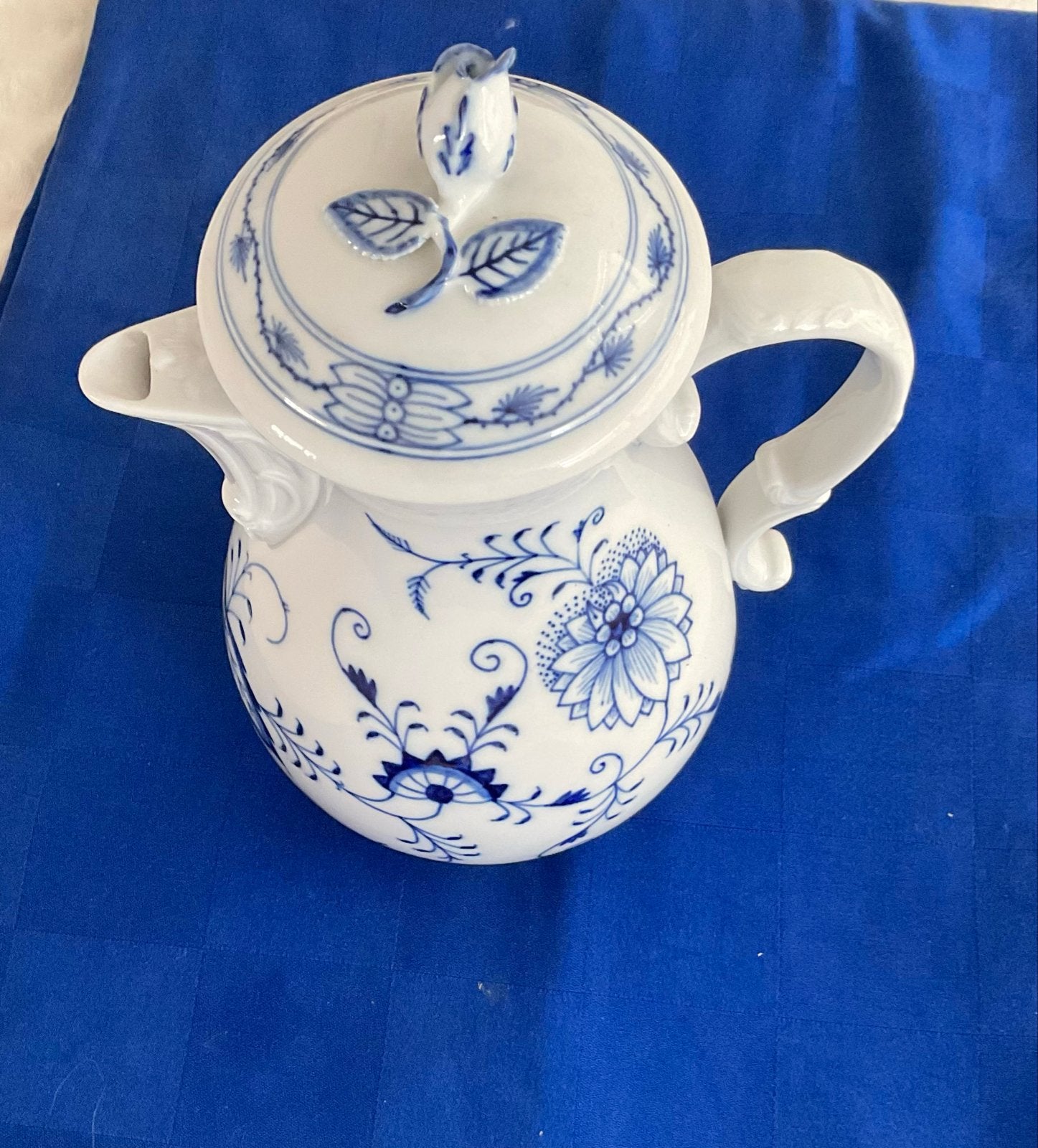 Meissen servies koffiepot, Blau Zwiebelmuster, 1979, Ophalen