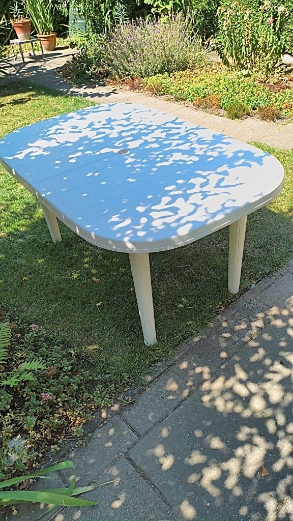 Hartman tuintafel wit (NIEUW), Tuin en Terras, Tuintafels, Ophalen, Nieuw, Rechthoekig, Kunststof