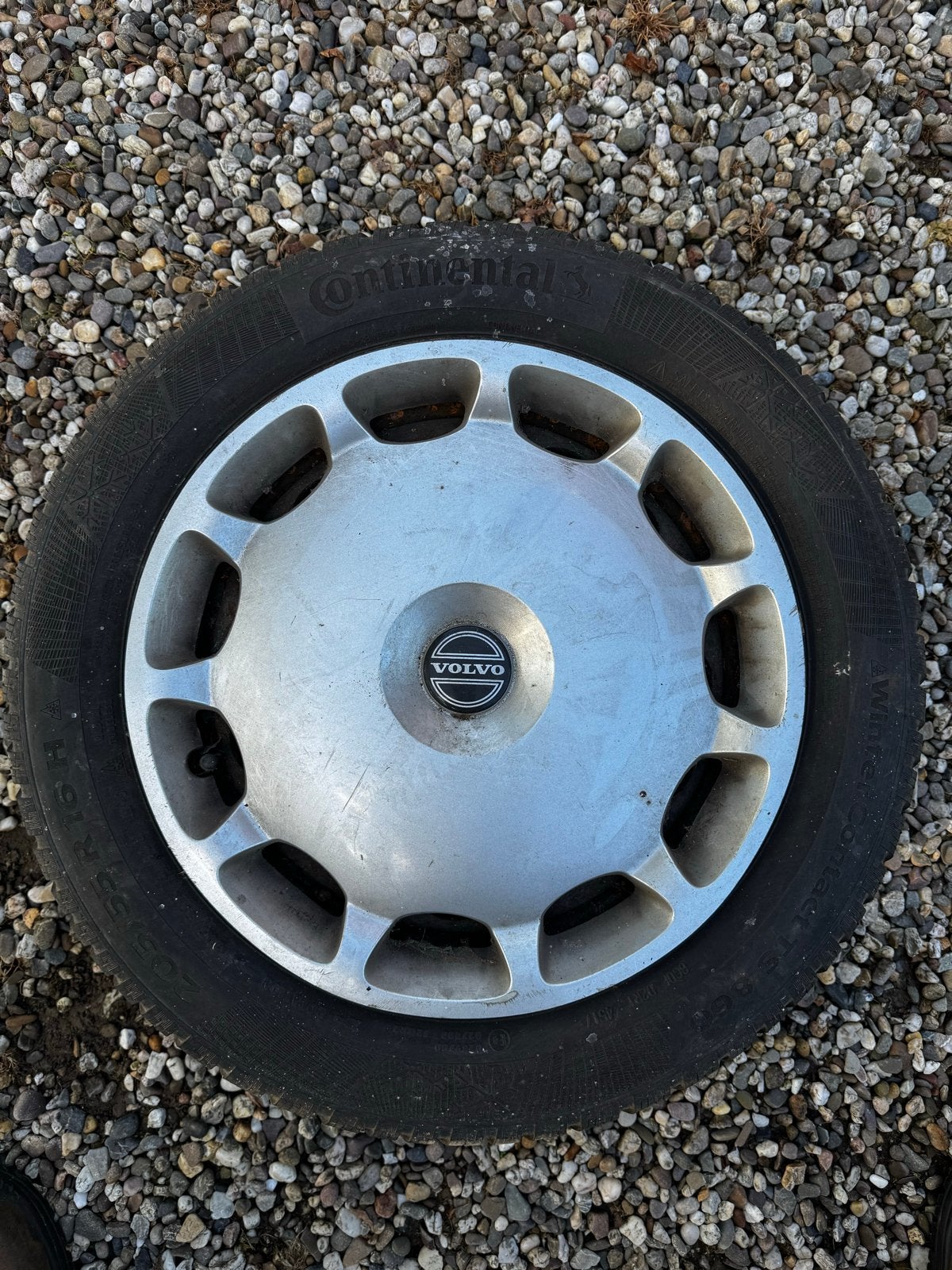 V70 4 x winterbanden 205/55 R16, Ophalen, Gebruikt