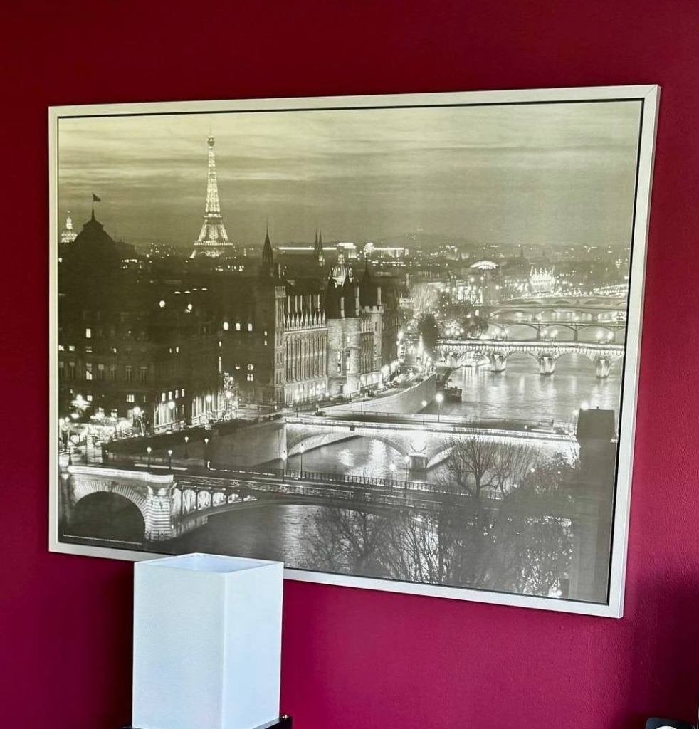 Canvas Parijs IKEA 140x100, Huis en Inrichting, Ophalen, 125 cm of meer, 75 – 100, Print