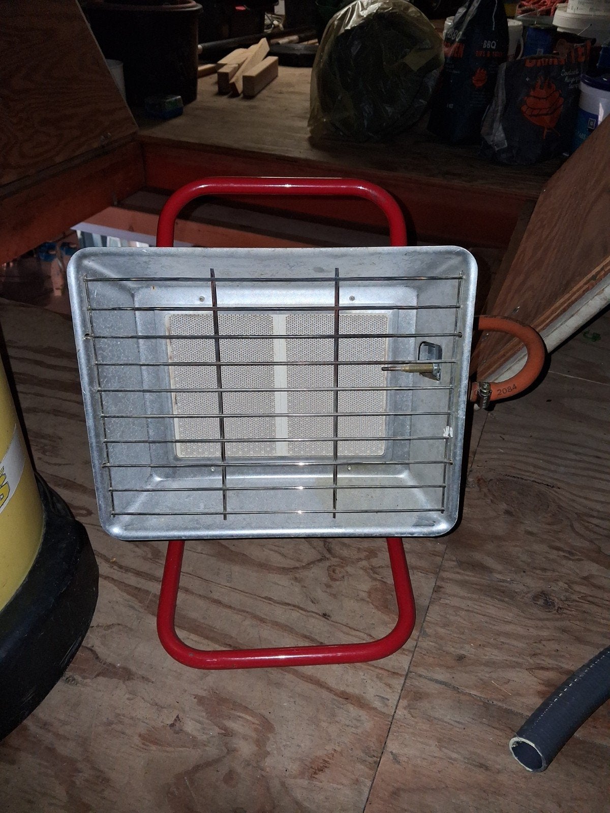 Draagbare gaskachel voor buiten, Doe-het-zelf en Verbouw, Verwarming en Radiatoren, 30 tot 80 cm, Gebruikt, Kachel, Minder dan 60 cm