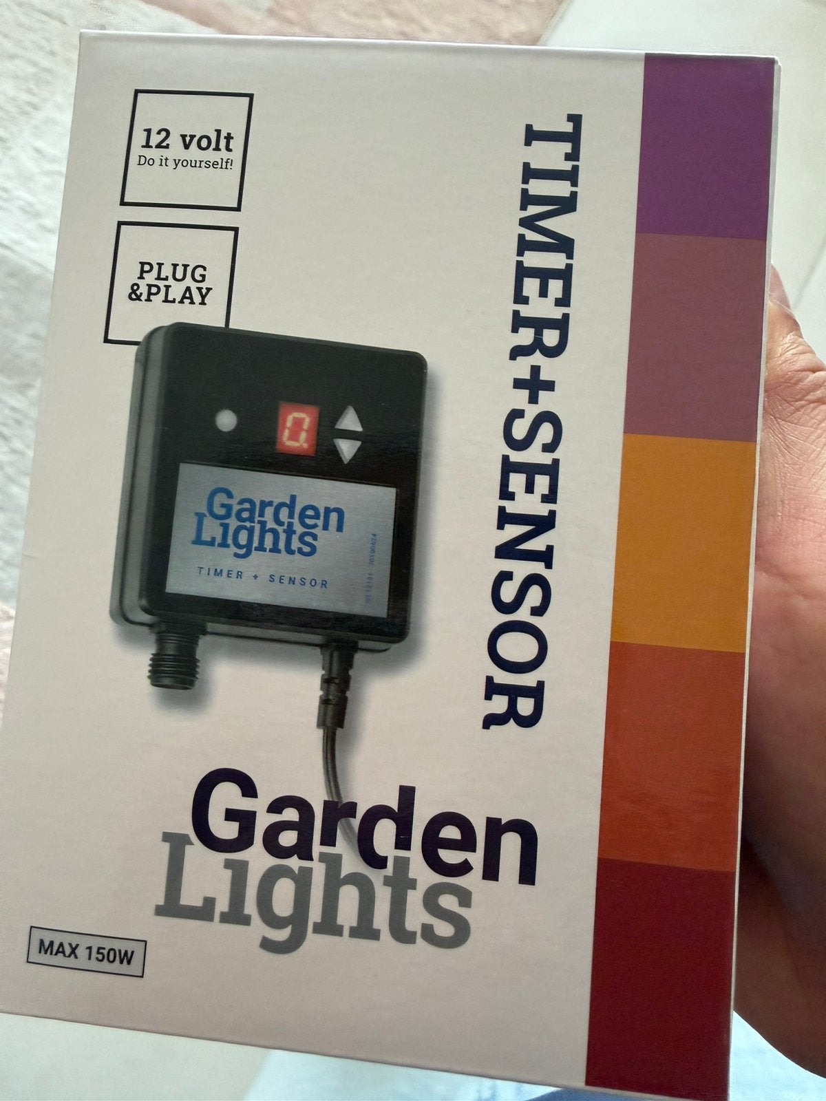 Nieuw gardenlights timer+sensor, Tuin en Terras, Ophalen of Verzenden, Nieuw