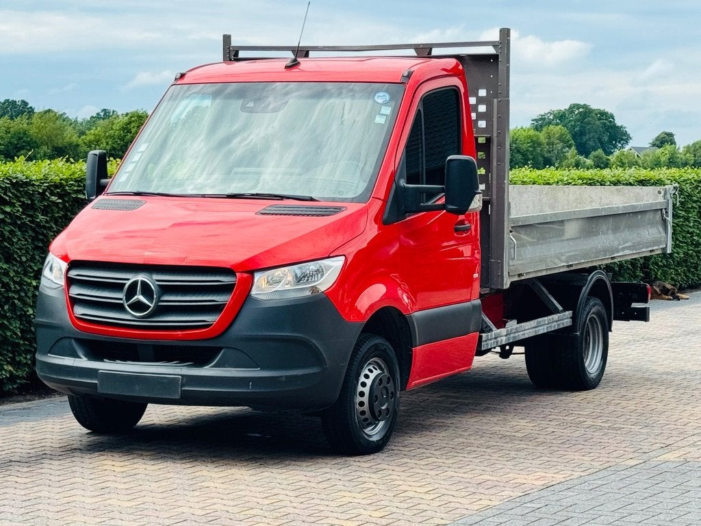 Mercedes-Benz Sprinter 514 CDI A/C KIPPER 118235 KILOMETER, Auto's, Gebruikt, Bedrijf, Grijs, 2143 cc
