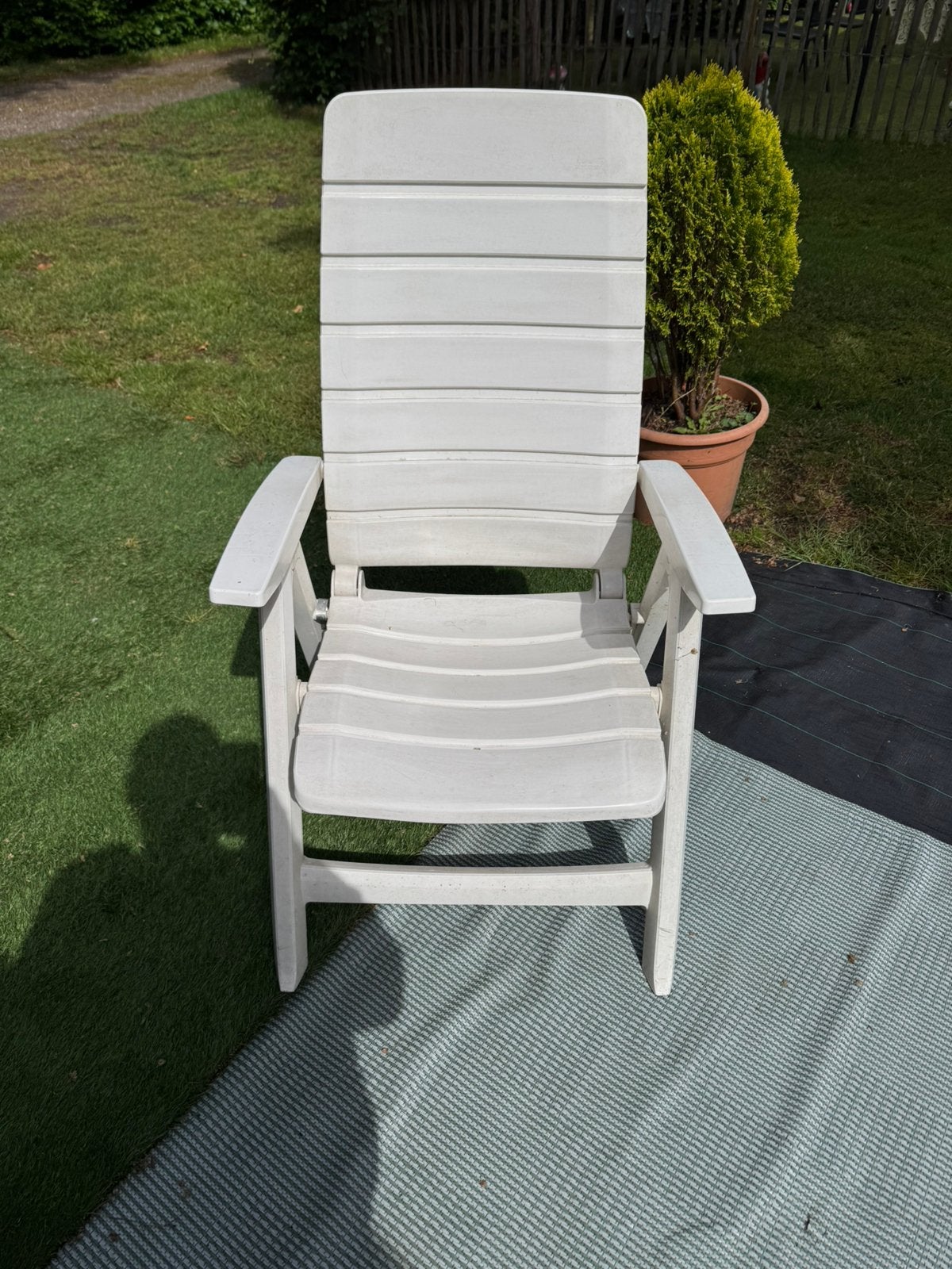 4x tuinstoelen, Tuin en Terras, Ophalen, Zo goed als nieuw, Kunststof