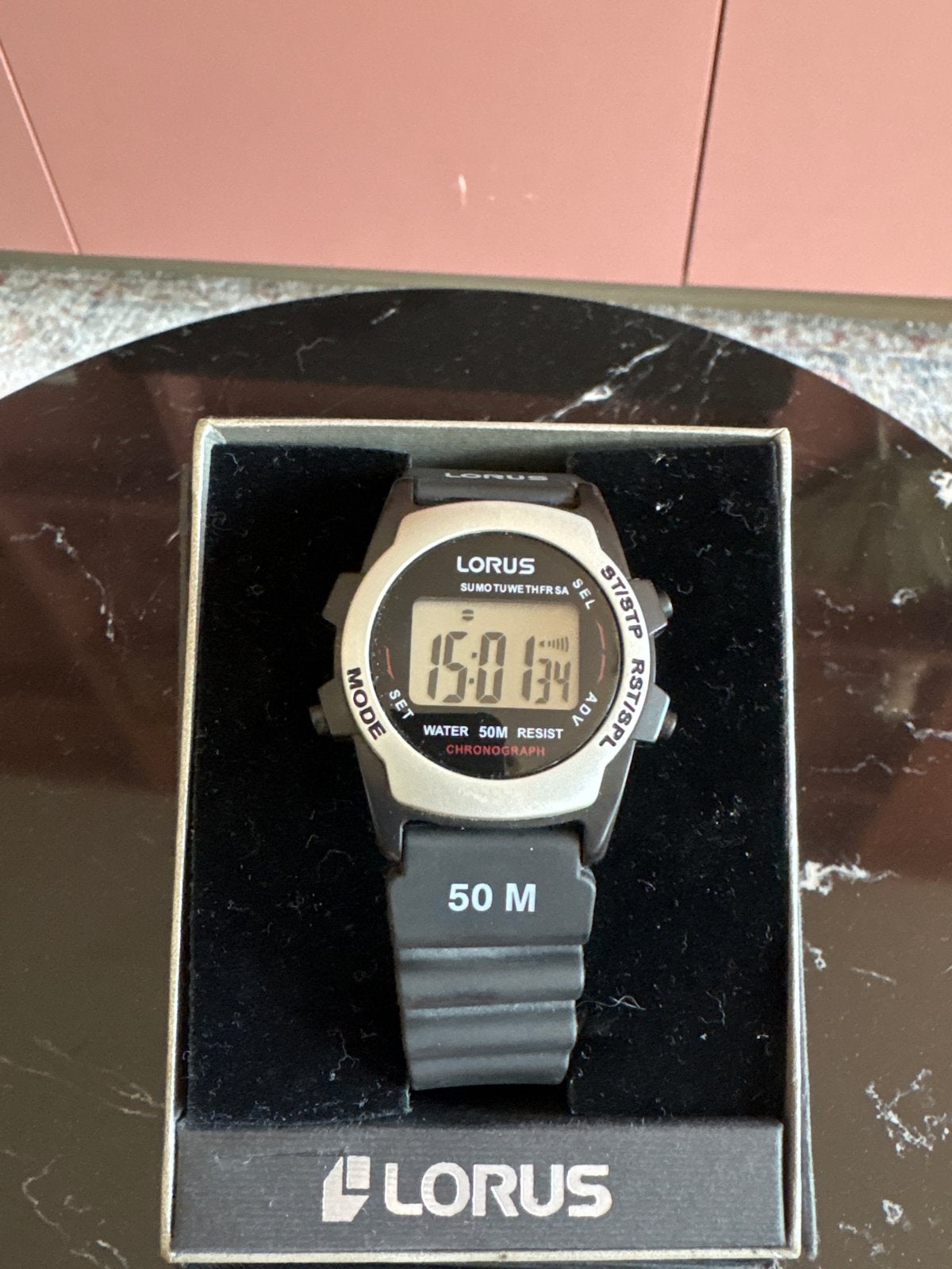 Lorus R2361AX-9 Digitaal Horloge - Nieuw in Doos, Overige merken, Kunststof, Polshorloge, Nieuw
