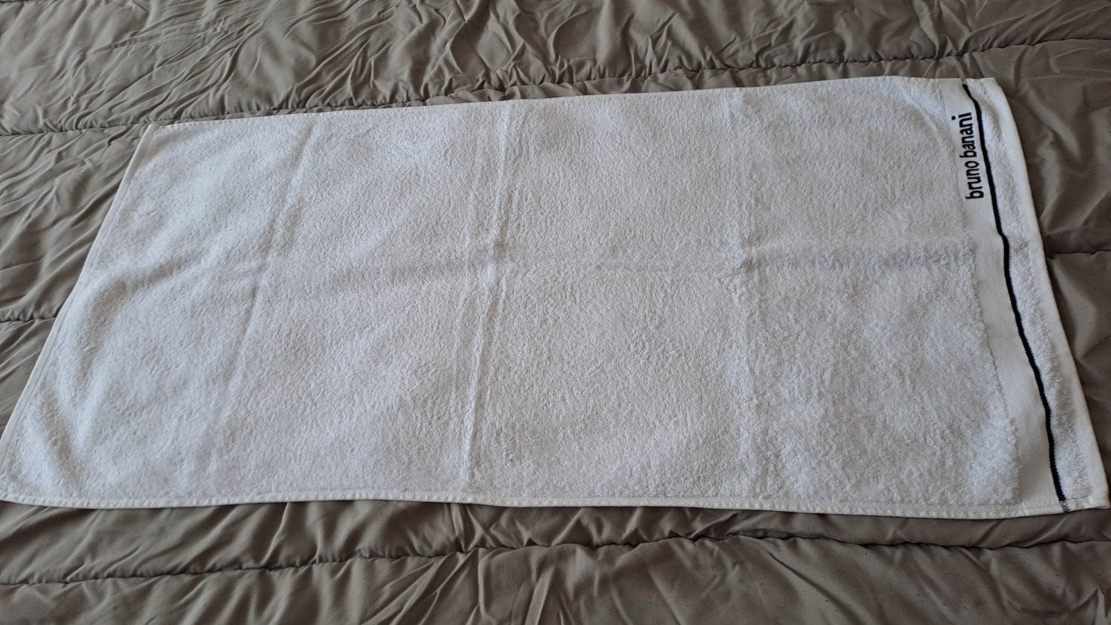 Witte handdoek van Bruno Banani, Wit, Handdoek, Nieuw, Ophalen of Verzenden