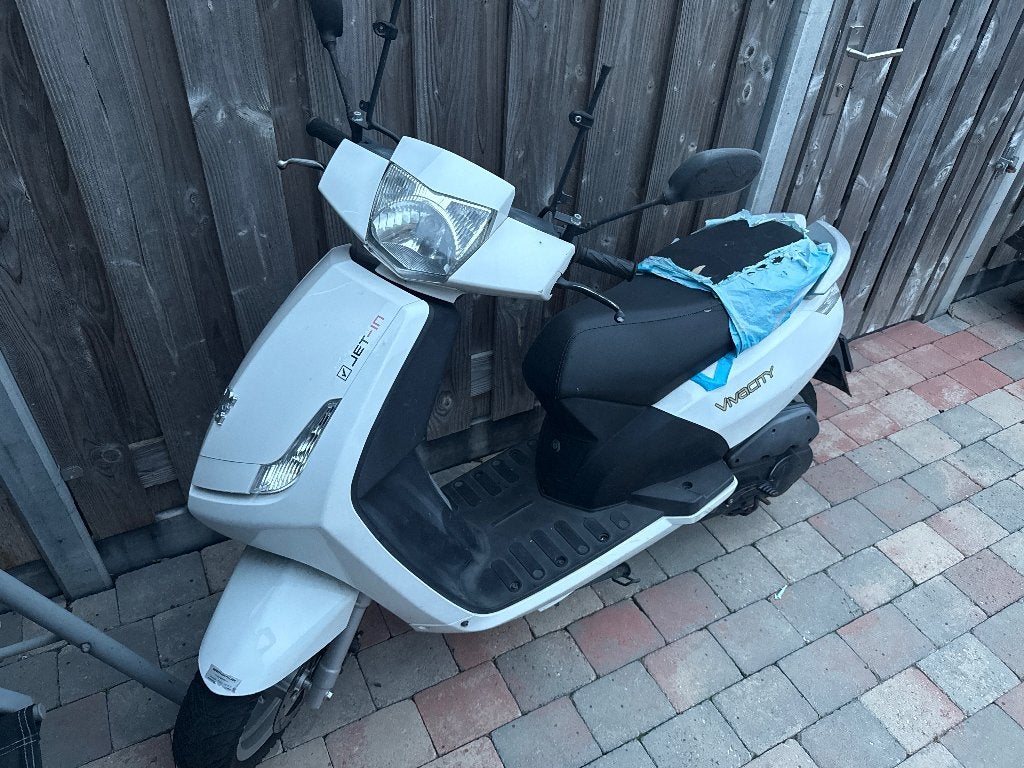 Scooter, Fietsen en Brommers, Ophalen, Tweetakt, Gebruikt, 49 cc