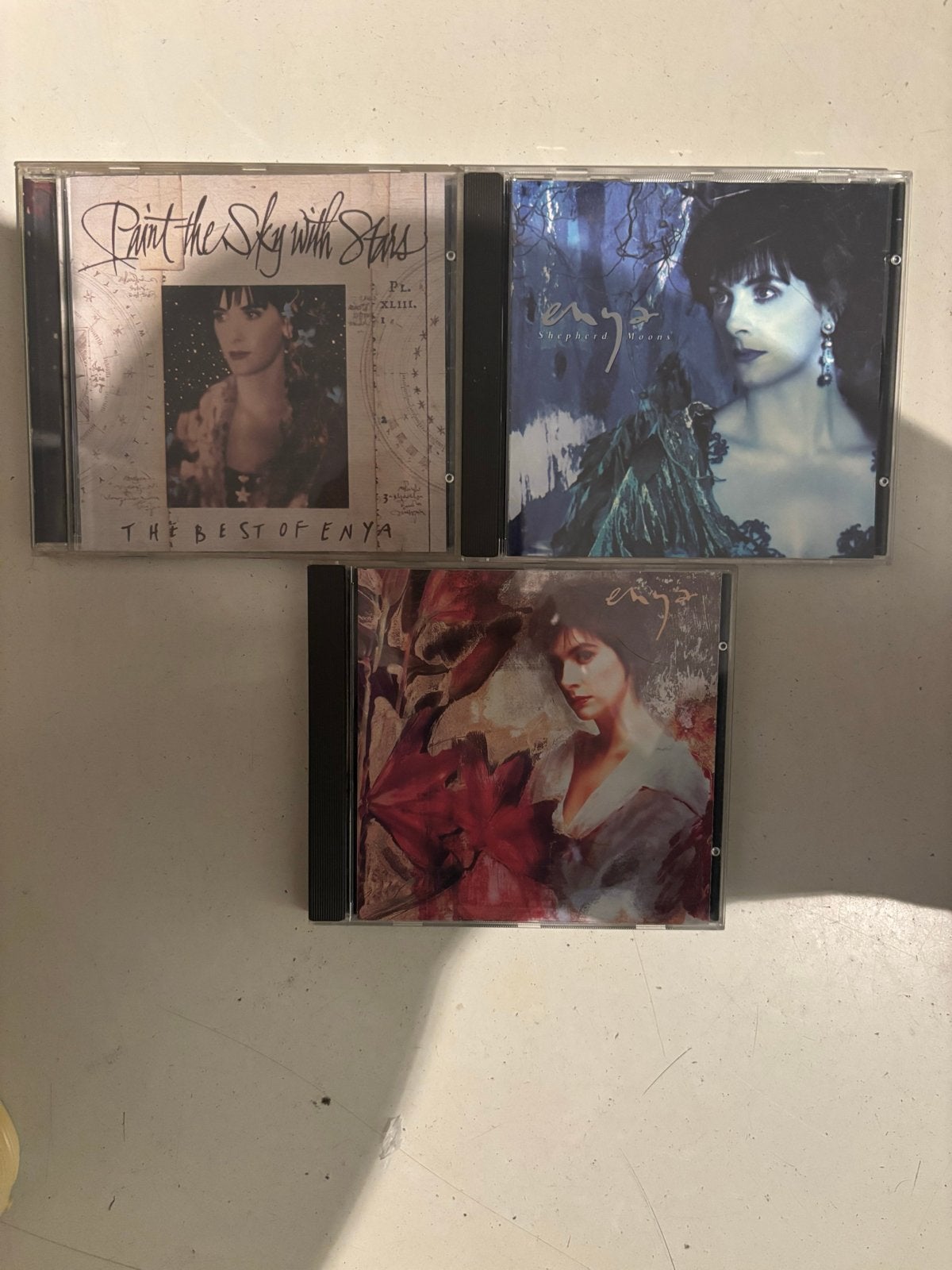 Enya CD's: Paint the Sky with Stars, Shepherd Moons, Waterma, Ophalen of Verzenden, Album, Inclusief doosje