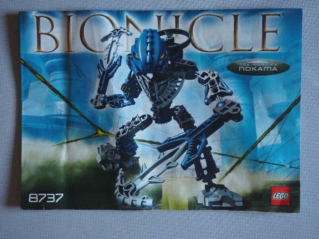 Lego Bionicle 8737 Toa Hordika Nokama, Inclusief instructies, Bionicle, Lego, Ophalen of Verzenden