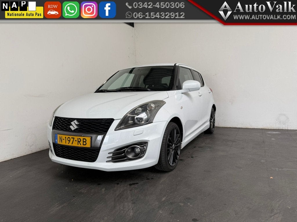 Suzuki Swift 1.6 Sport, Full Option! (bj 2013), Voorwielaandrijving, Euro 5, 136 pk, Gebruikt