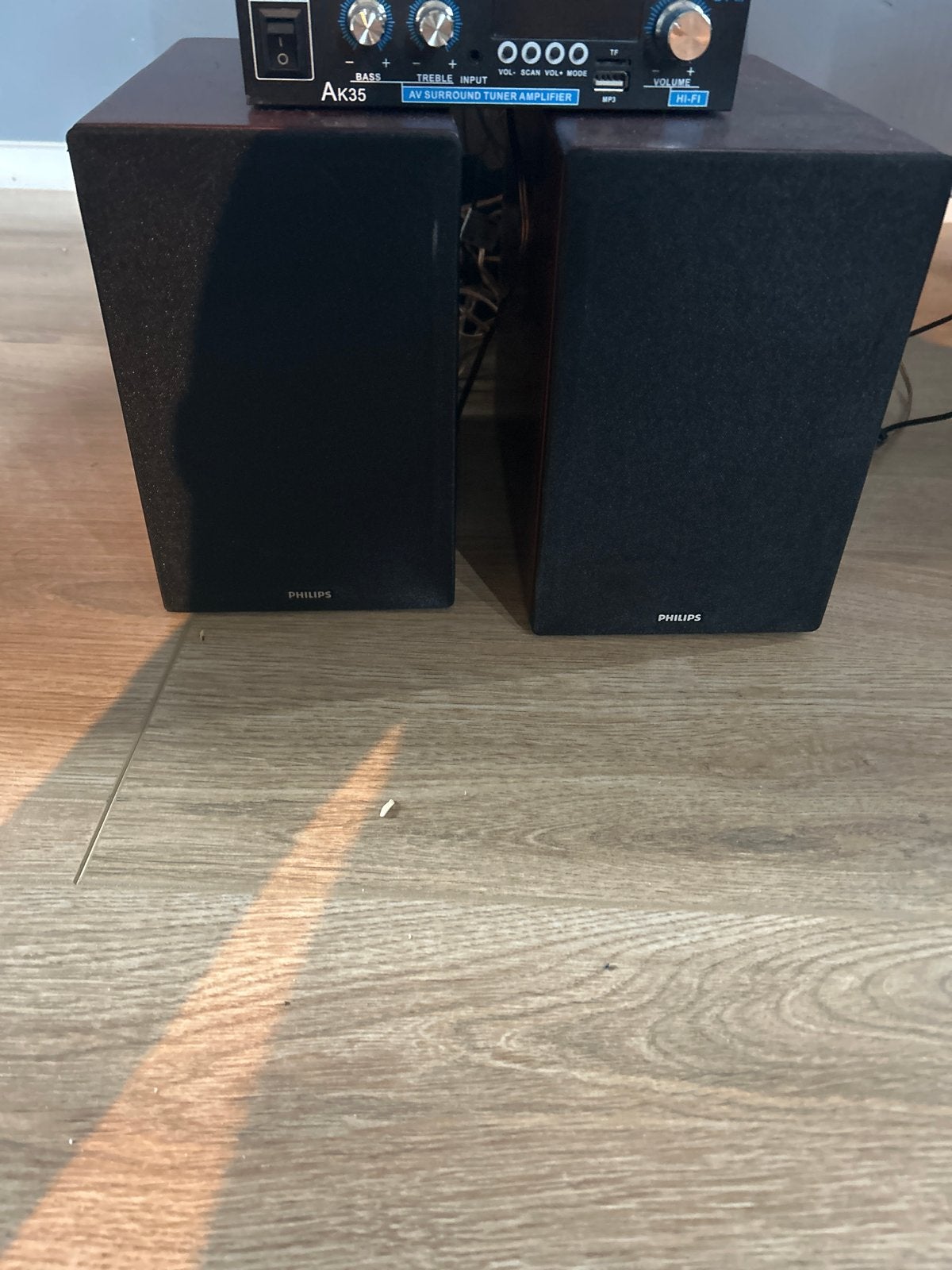 Philips speakers met AK35 AV Surround Tuner Amplifier, Philips, Gebruikt, Speakers, Losse componenten