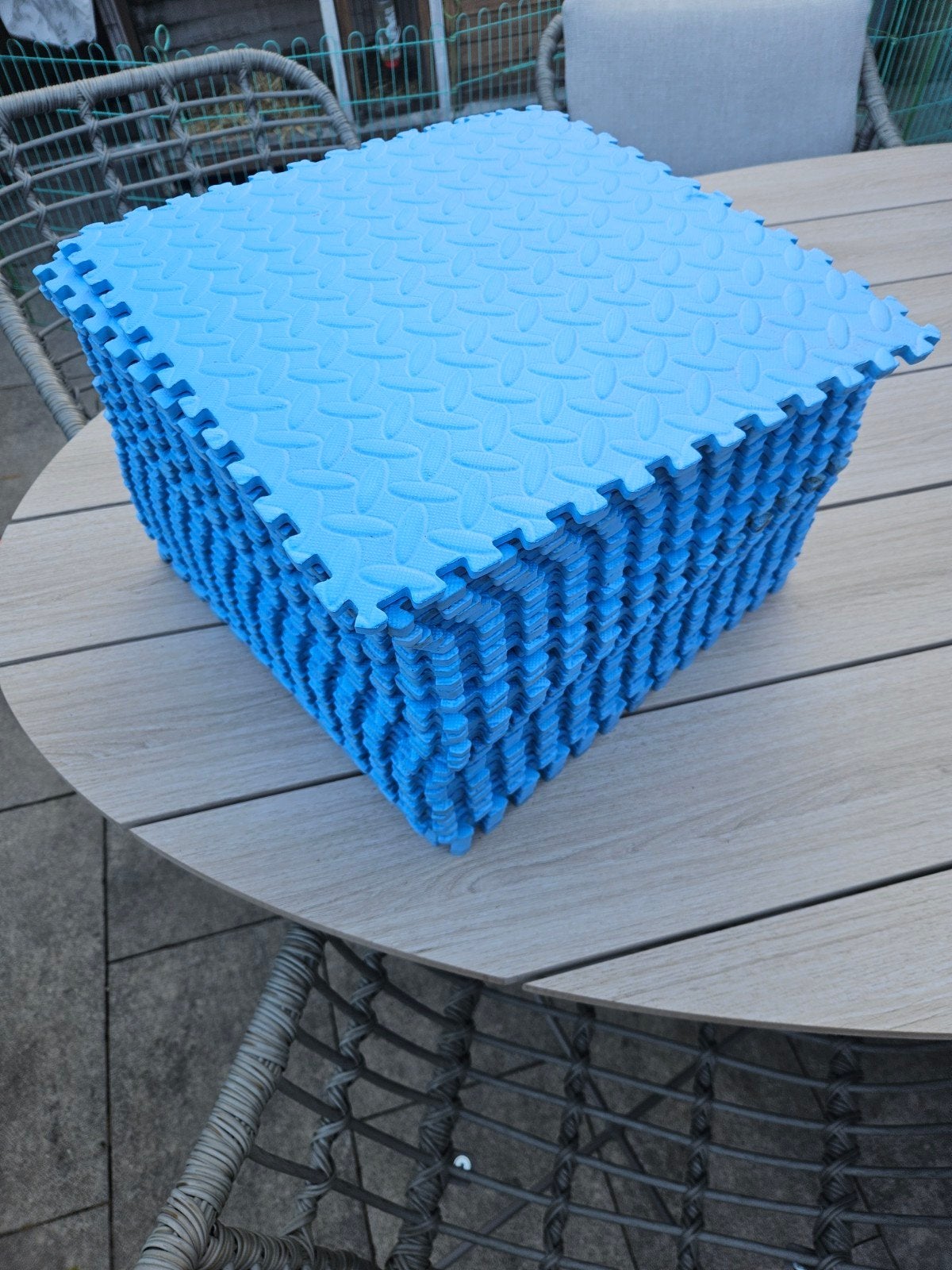 33 foam tegels van 38,5 cm x 38,5 cm, Tuin en Terras, Ophalen of Verzenden