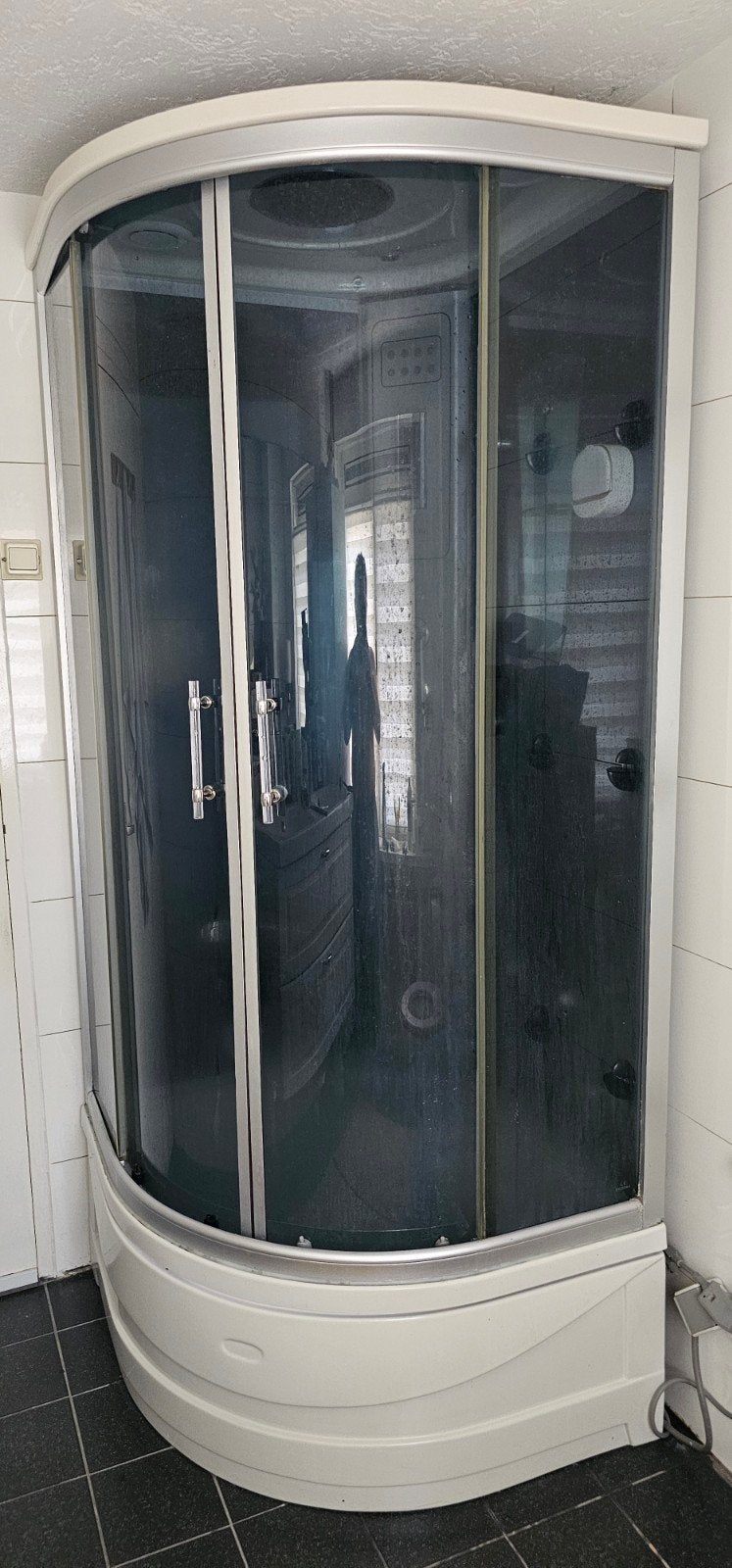 Stoomdouchecabine 90x90x218, Ophalen, Gebruikt, Met douche