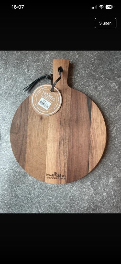 Houten plank walnoot hout, Minder dan 25 mm, Nieuw, Ophalen of Verzenden, Plank