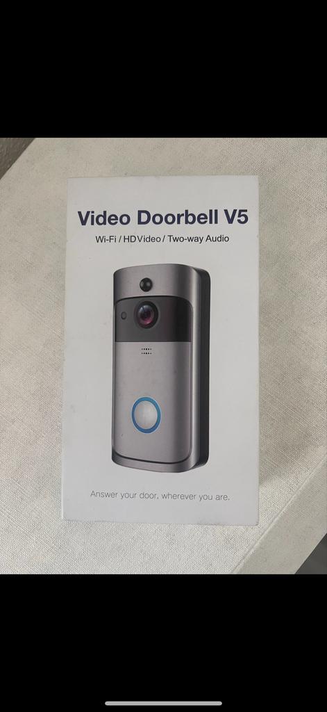 Video Doorbell V5, Ophalen of Verzenden, Bewegingsdetectiesensor, Nieuw, Draadloos
