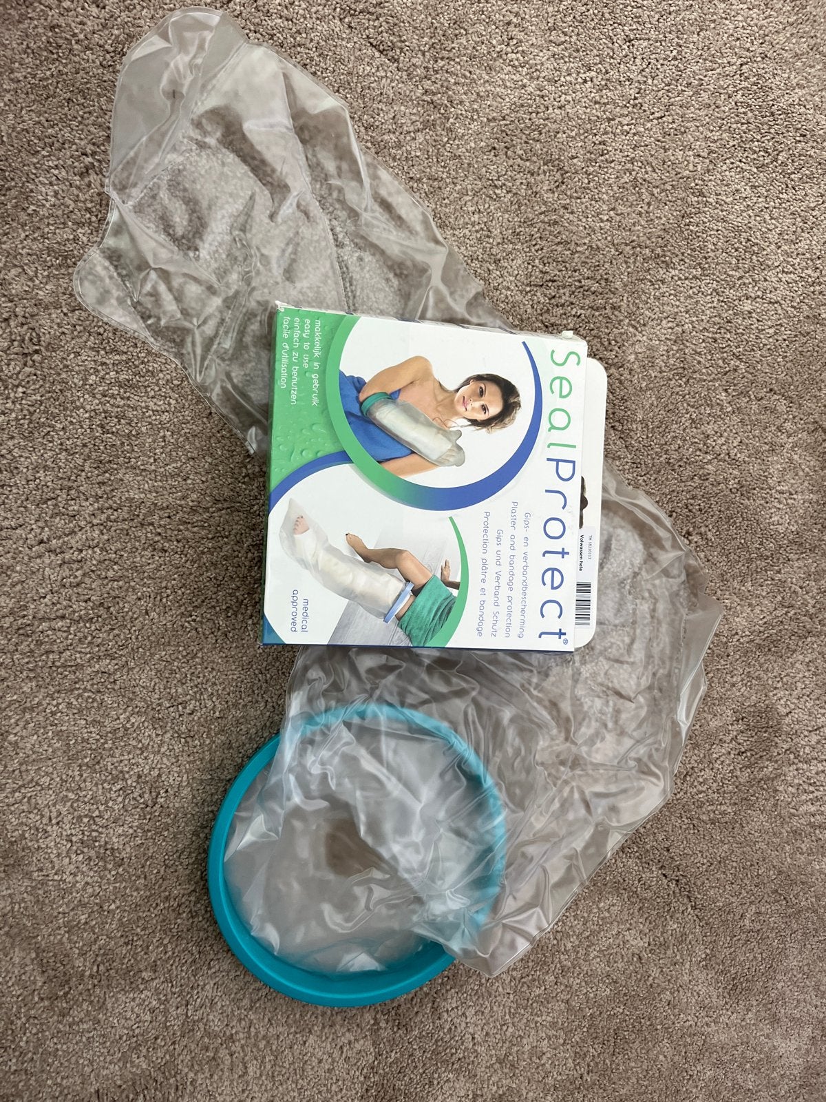 Sealprotect gips/verbandbescherming hele arm volwassene, Ophalen of Verzenden, Nieuw