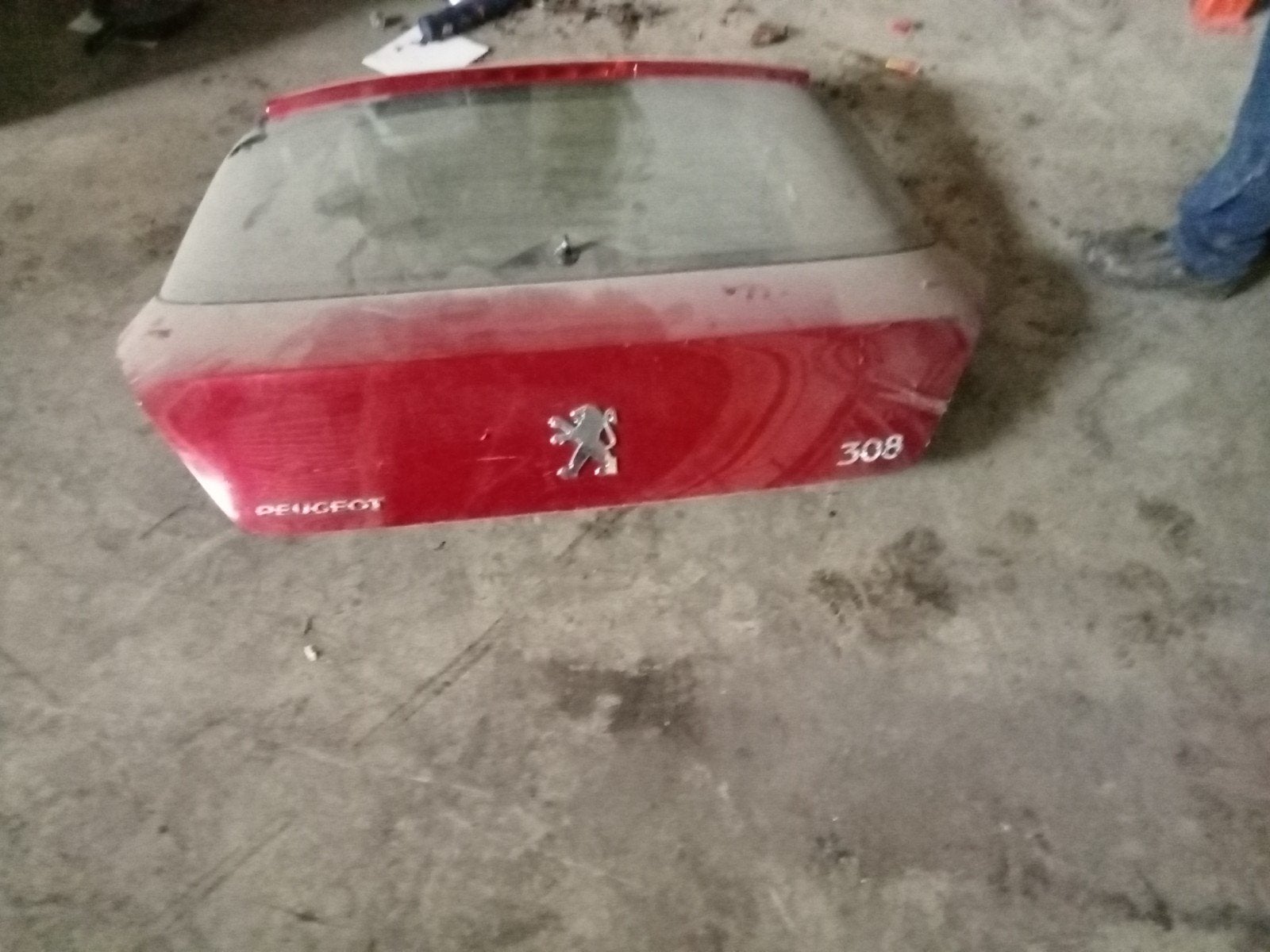 Peugeot 308 Achterklep Rood - Gebruikt, Gebruikt, Achterklep, Ophalen of Verzenden, Achter
