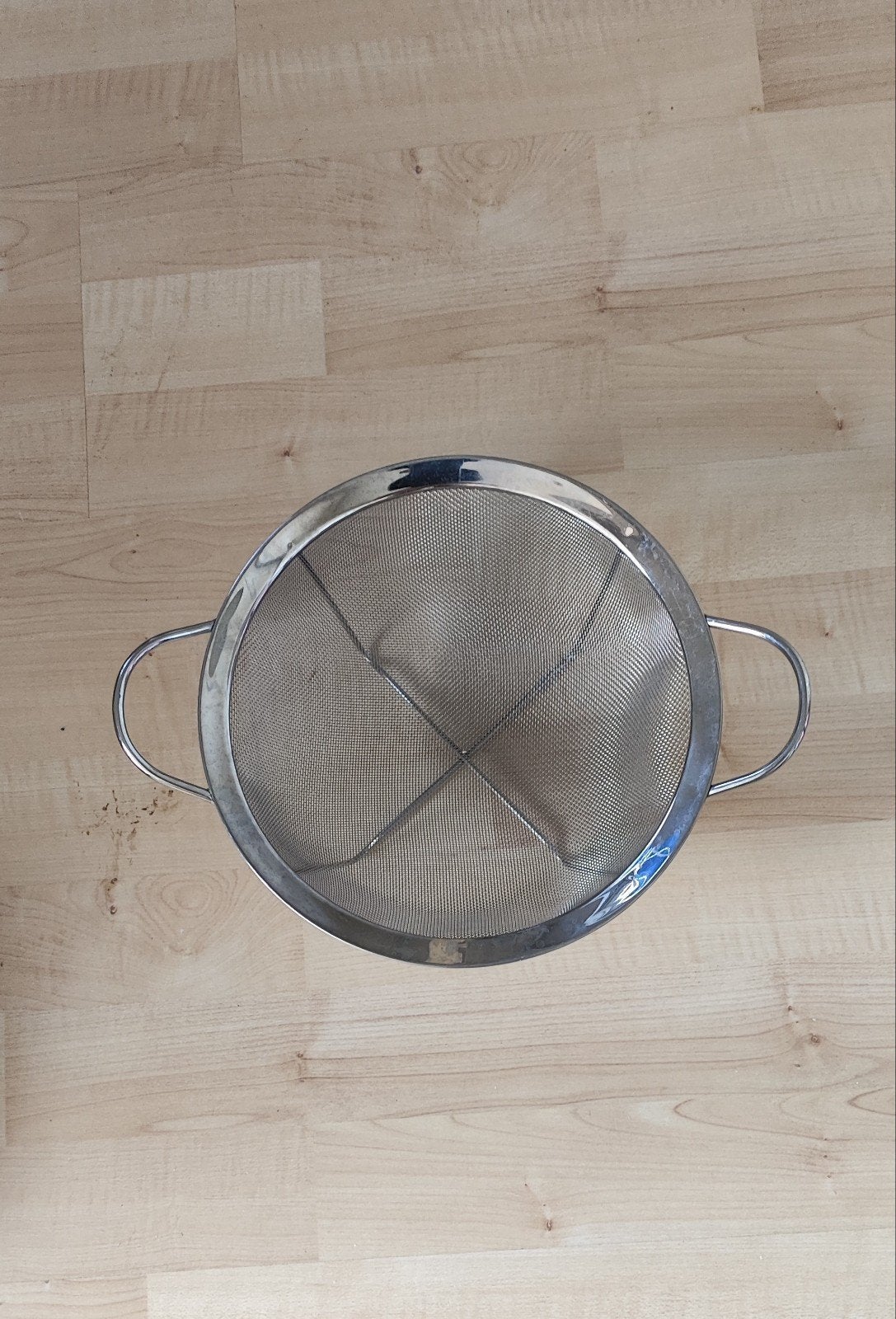 RVS zeef zo goed als nieuw diameter 23 cm, Ophalen of Verzenden, Zo goed als nieuw